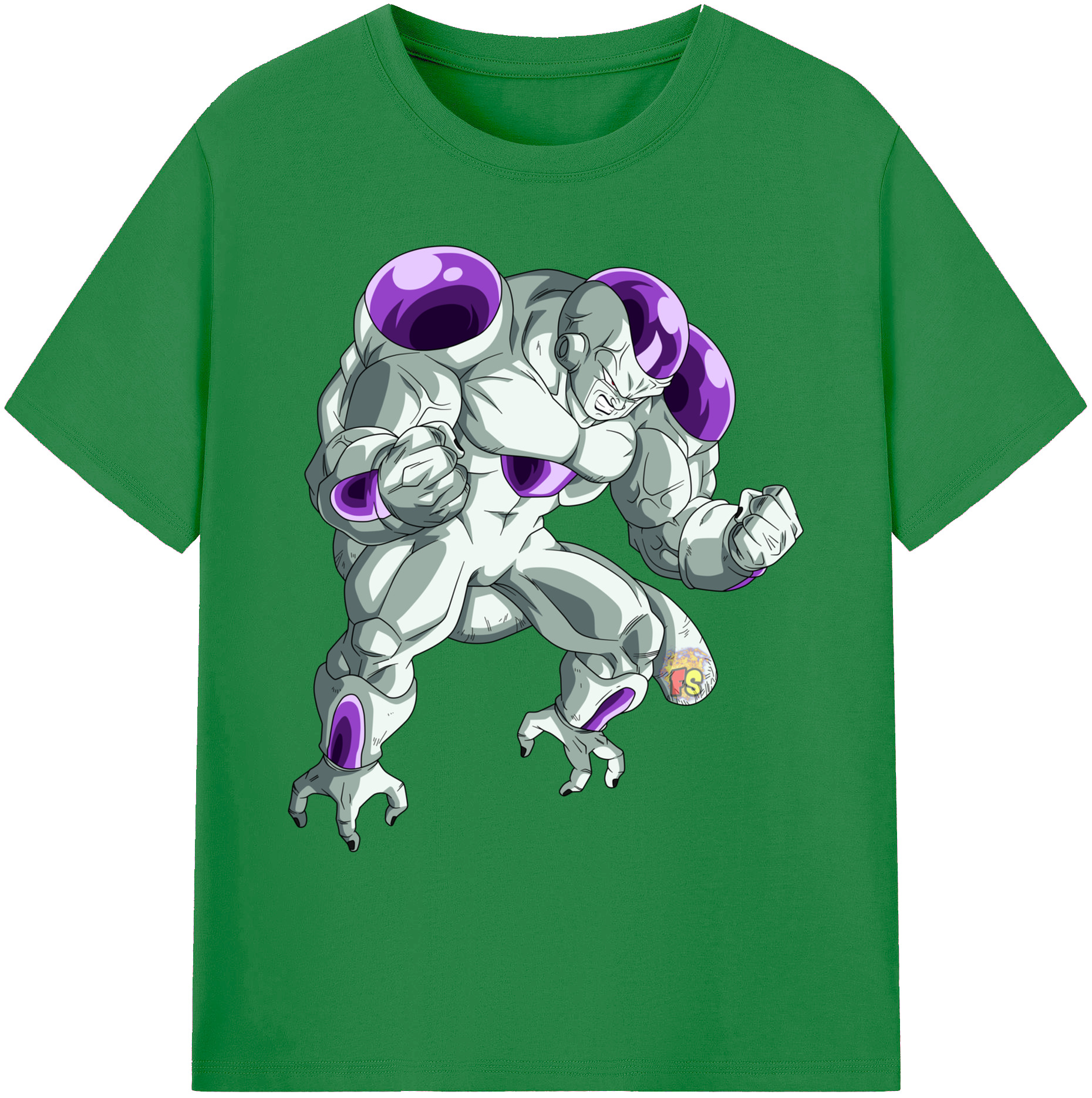 （画像用） ドラゴンボール フリーザ DRAGON BALL Frieza 綿100％ メンズ半袖Tシャツ｜肌触りやわらか＆通気性
