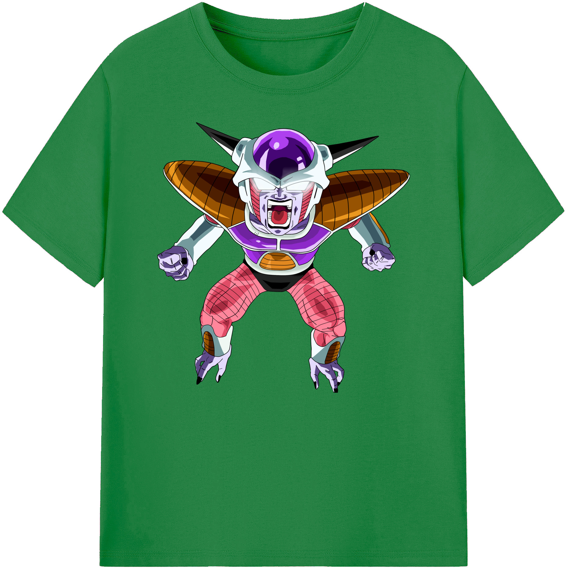 （画像用） ドラゴンボール フリーザ DRAGON BALL Frieza 綿100％ メンズ半袖Tシャツ｜肌触りやわらか＆通気性