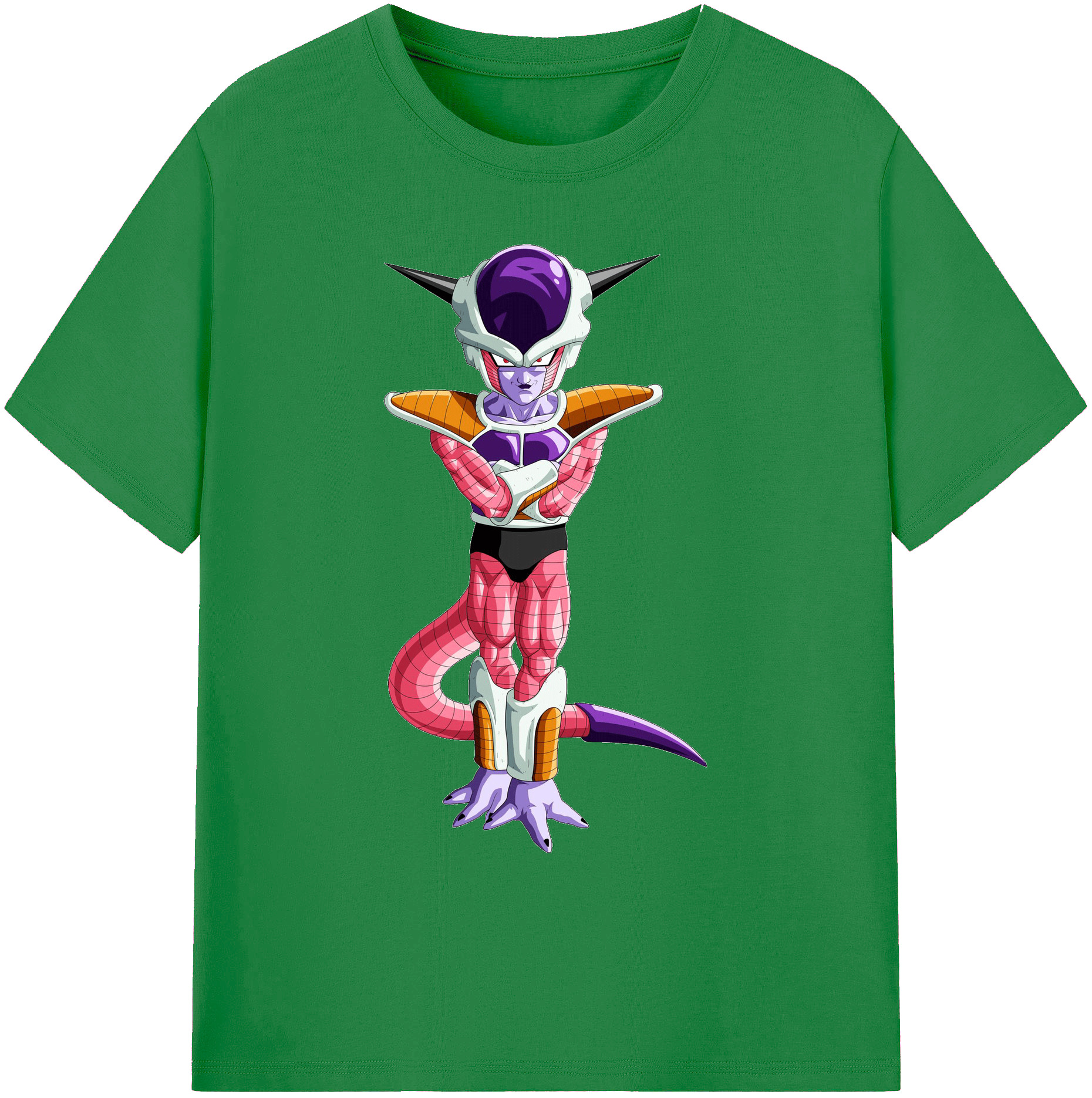 （画像用） ドラゴンボール フリーザ DRAGON BALL Frieza 綿100％ メンズ半袖Tシャツ｜肌触りやわらか＆通気性