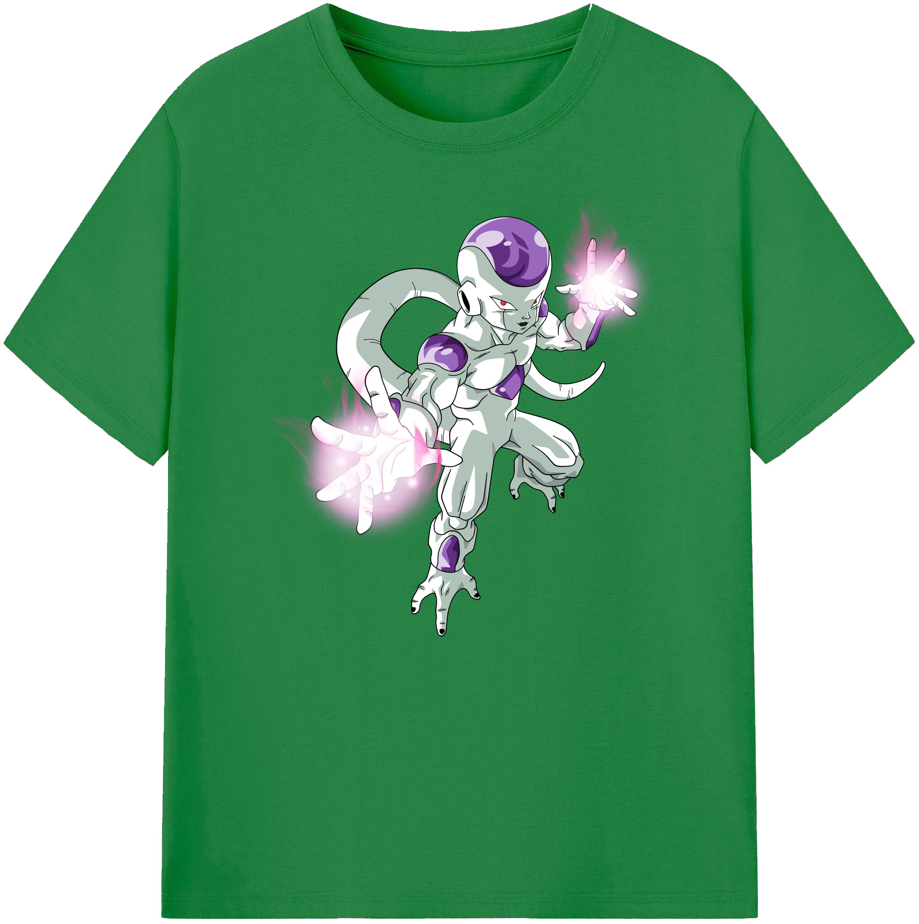 （画像用） ドラゴンボール フリーザ DRAGON BALL Frieza 綿100％ メンズ半袖Tシャツ｜肌触りやわらか＆通気性