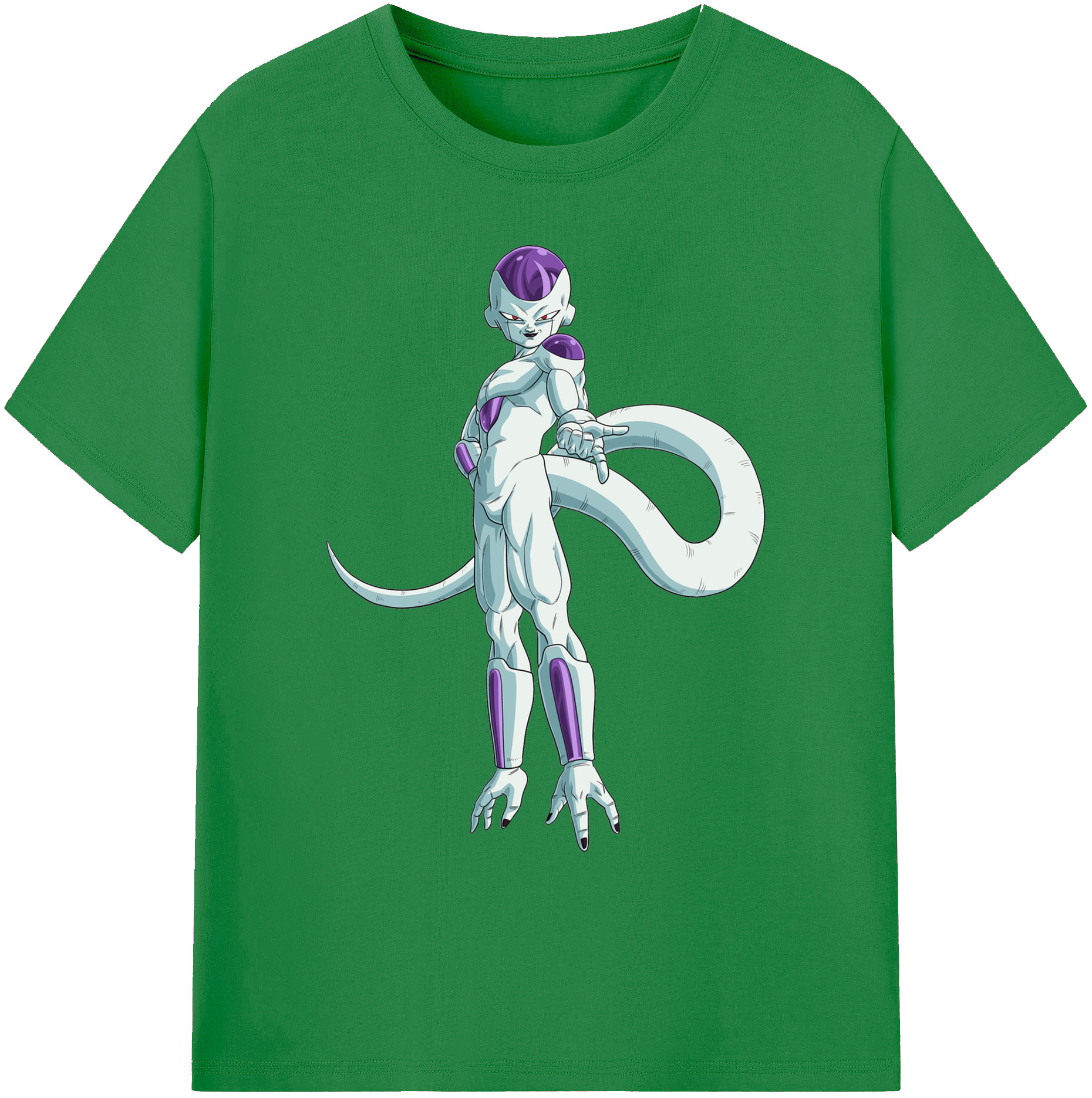 （画像用） ドラゴンボール フリーザ DRAGON BALL Frieza 綿100％ メンズ半袖Tシャツ｜肌触りやわらか＆通気性