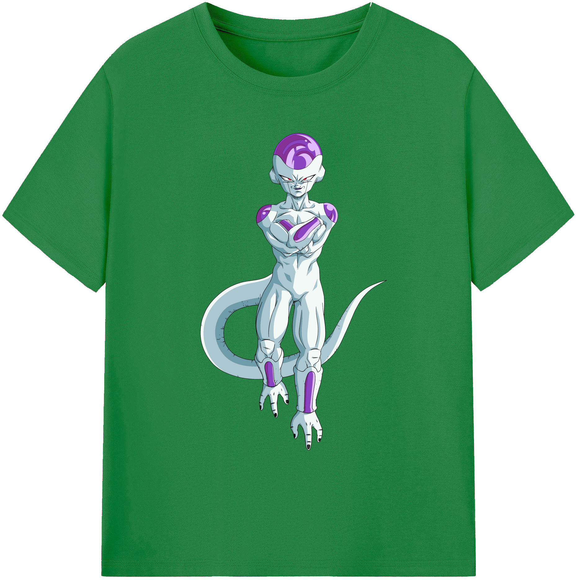 （画像用） ドラゴンボール フリーザ DRAGON BALL Frieza 綿100％ メンズ半袖Tシャツ｜肌触りやわらか＆通気性