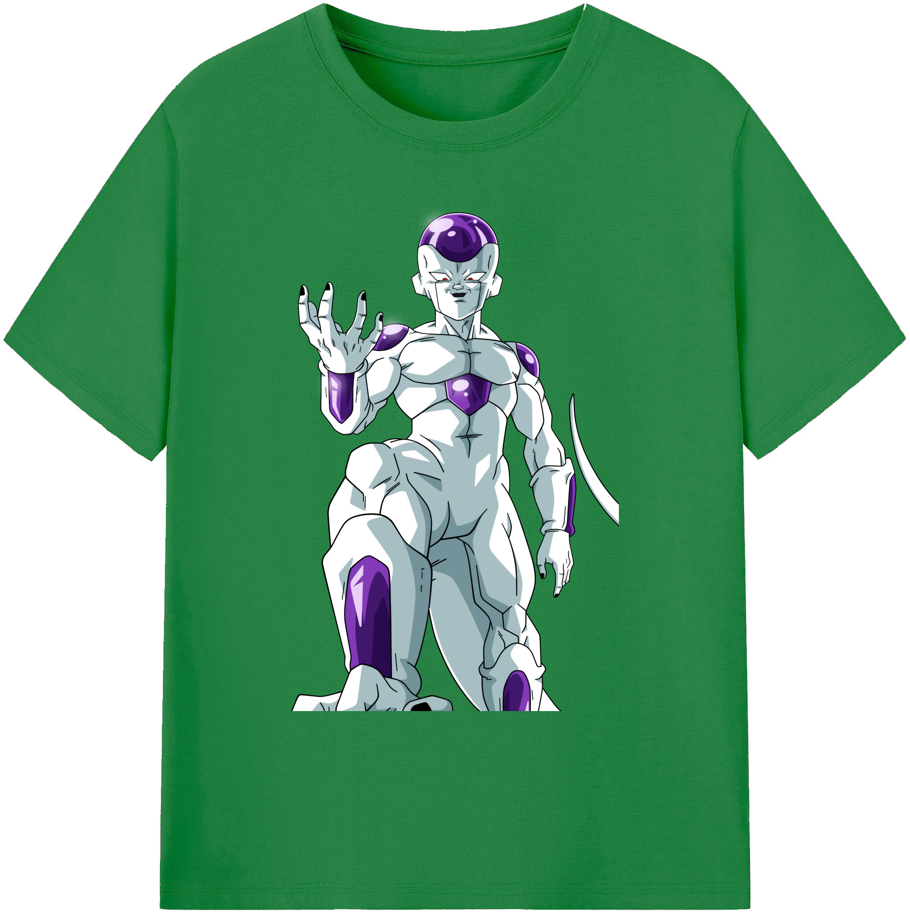 （画像用） ドラゴンボール フリーザ DRAGON BALL Frieza 綿100％ メンズ半袖Tシャツ｜肌触りやわらか＆通気性