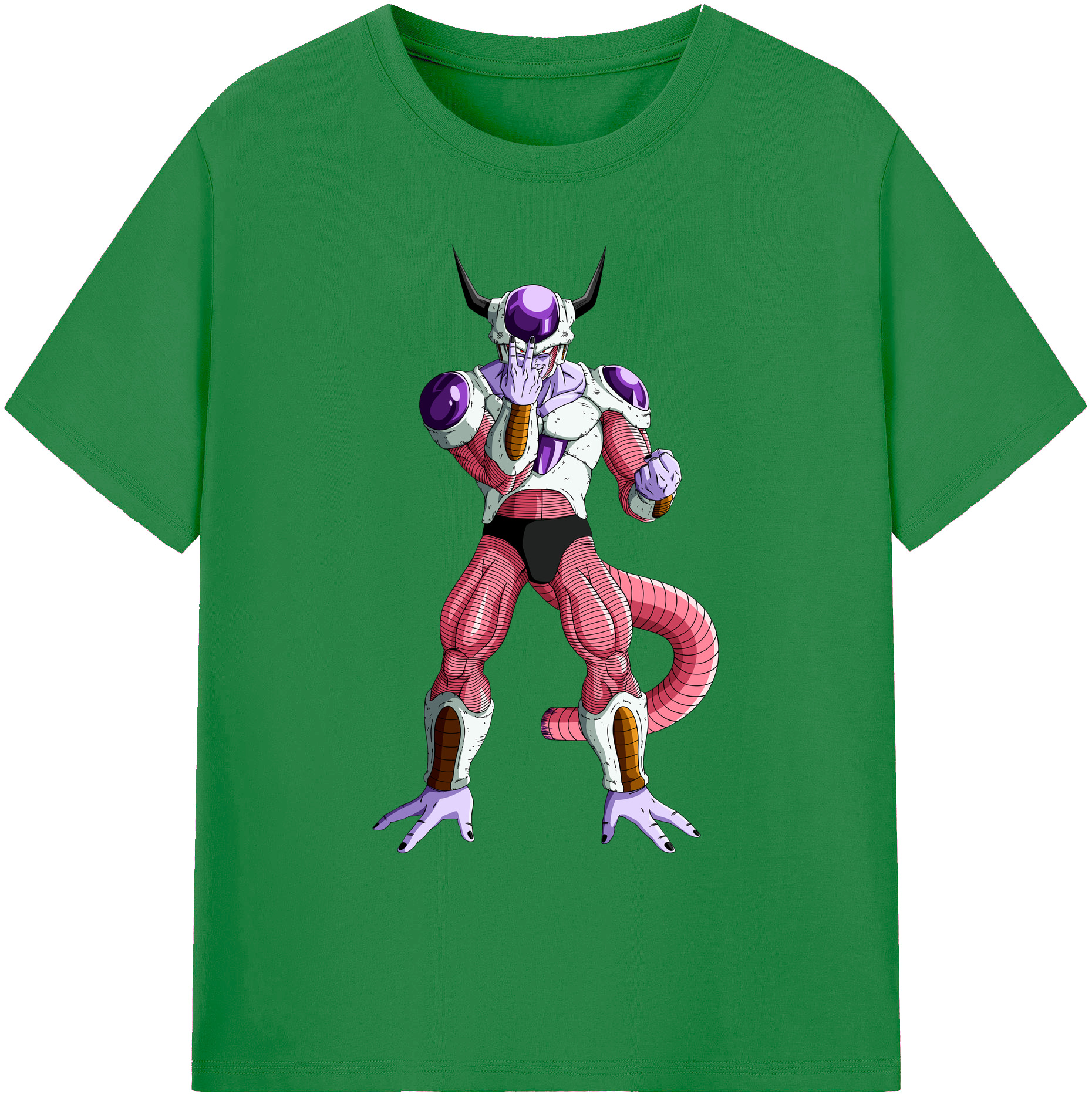 （画像用） ドラゴンボール フリーザ DRAGON BALL Frieza 綿100％ メンズ半袖Tシャツ｜肌触りやわらか＆通気性