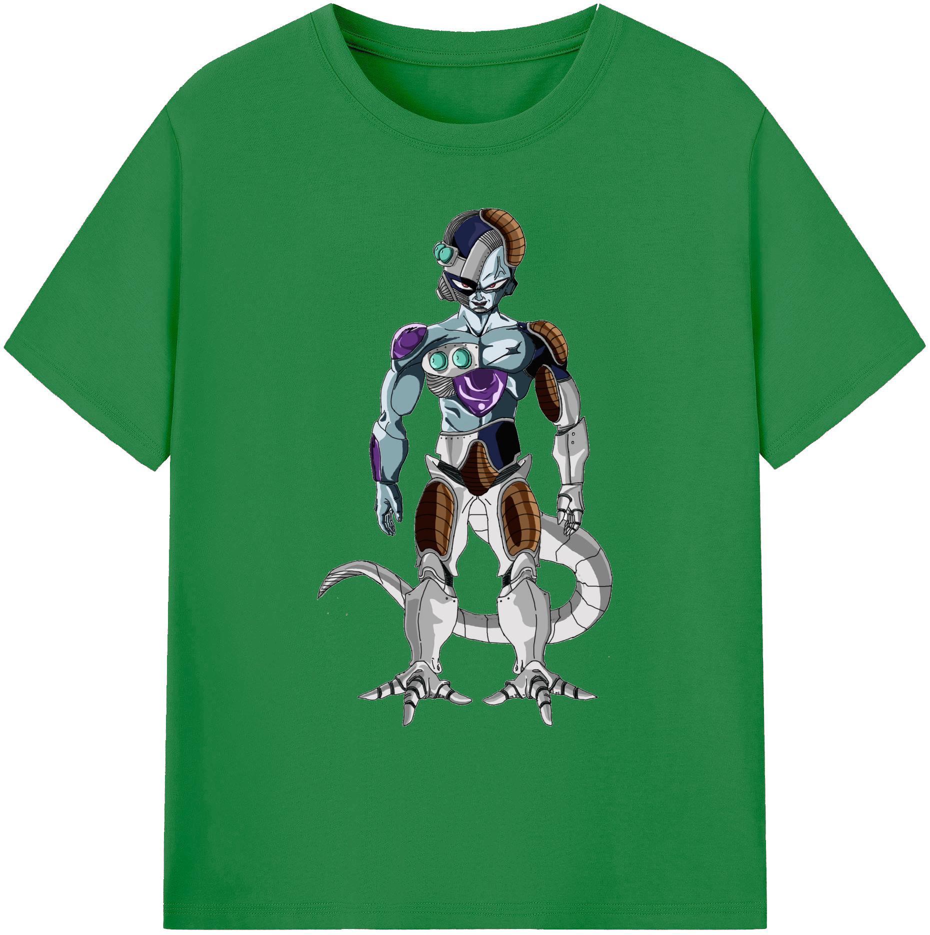 （画像用） ドラゴンボール クウラ DRAGON BALL Cooler Coora 綿100％ メンズ半袖Tシャツ｜肌触りやわらか＆通気性