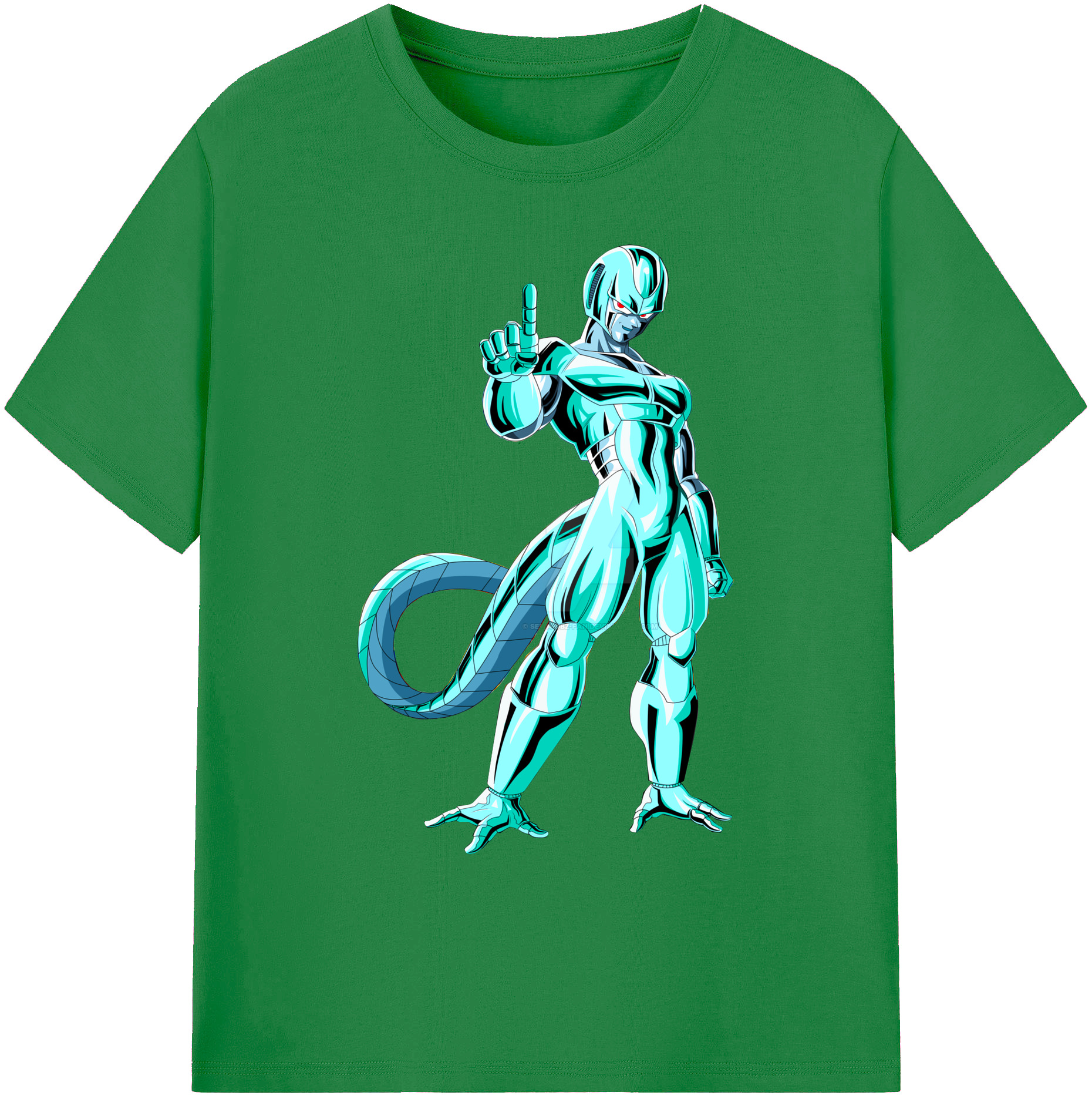 （画像用） ドラゴンボール クウラ DRAGON BALL Cooler Coora 綿100％ メンズ半袖Tシャツ｜肌触りやわらか＆通気性