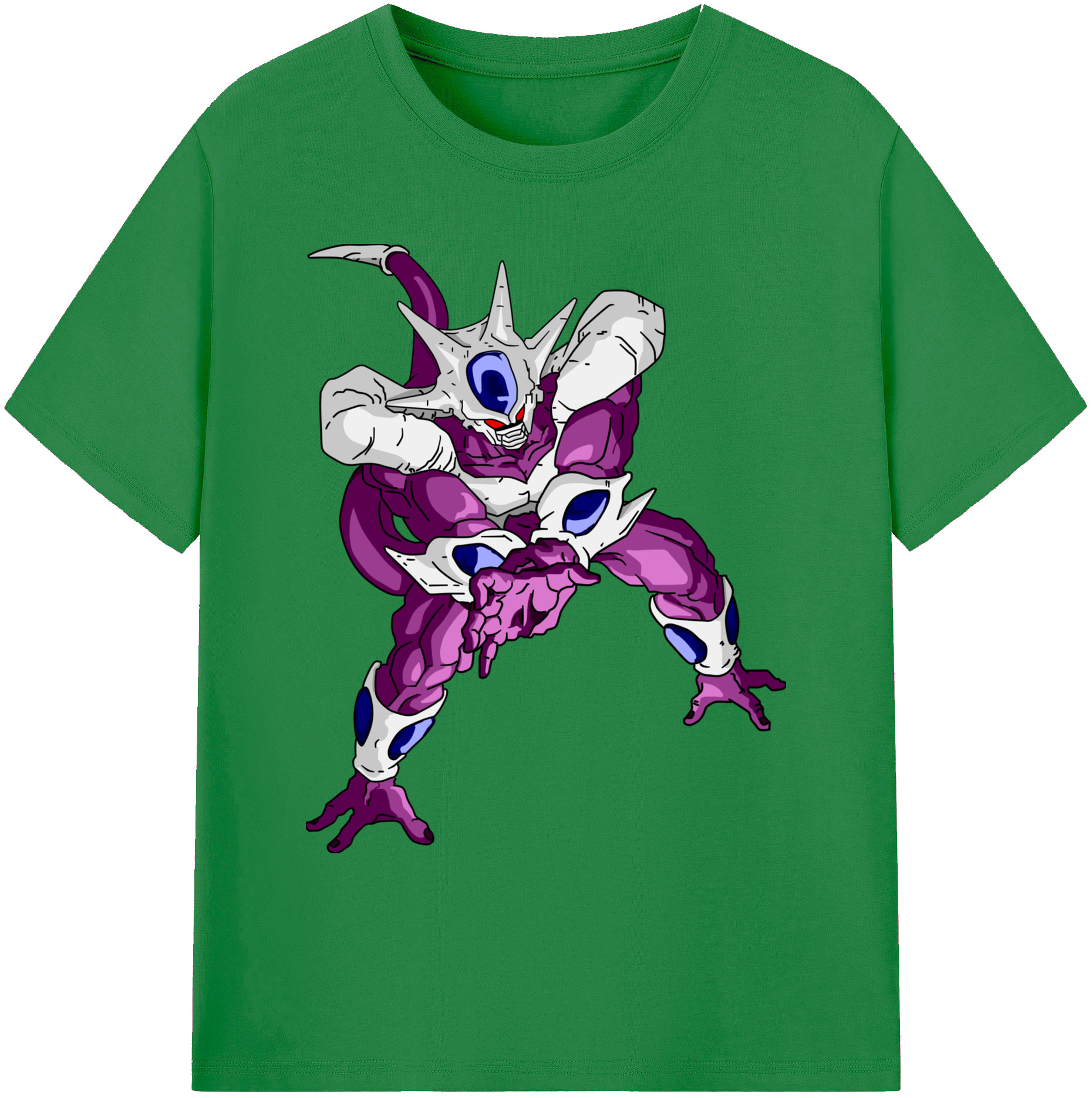 （画像用） ドラゴンボール クウラ DRAGON BALL Cooler Coora 綿100％ メンズ半袖Tシャツ｜肌触りやわらか＆通気性