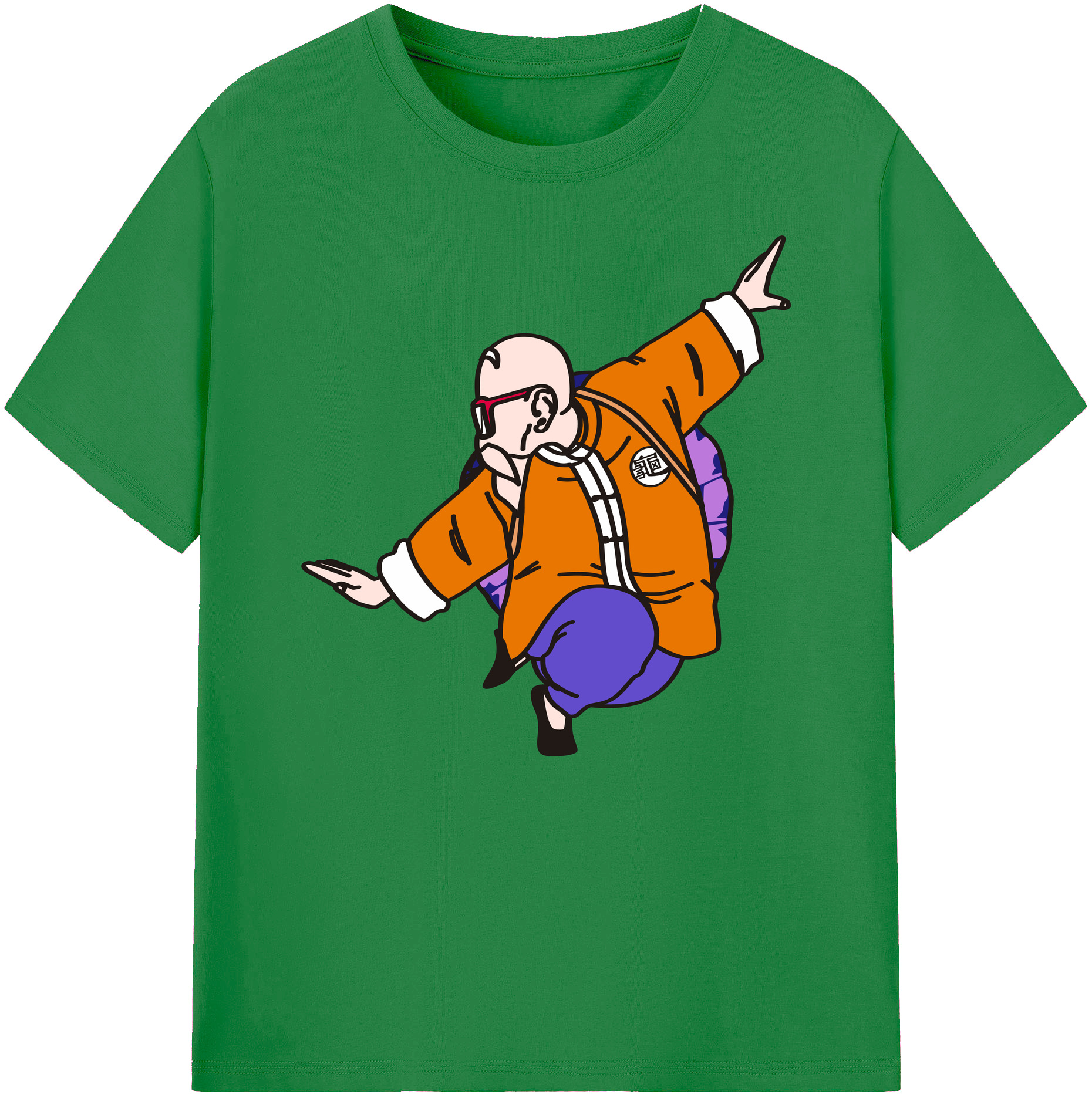 （画像用） ドラゴンボール 亀仙人（かめせんにん） DRAGON BALL Master Roshi Kame Sennin 綿100％ メンズ半袖Tシャツ｜肌触りやわらか＆通気性