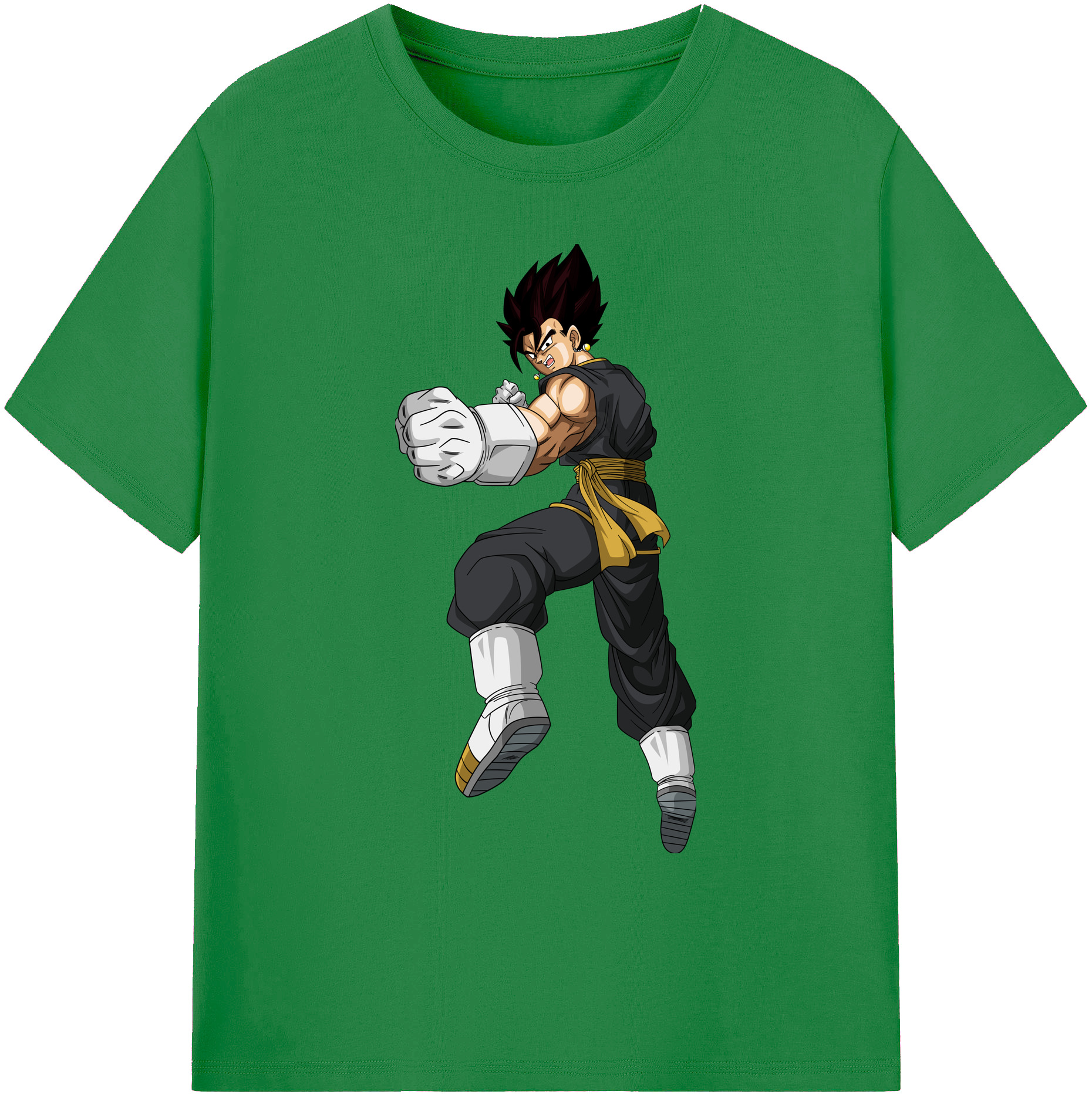 （画像用） ドラゴンボール ベジット DRAGON BALL Vegetto 綿100％ メンズ半袖Tシャツ｜肌触りやわらか＆通気性