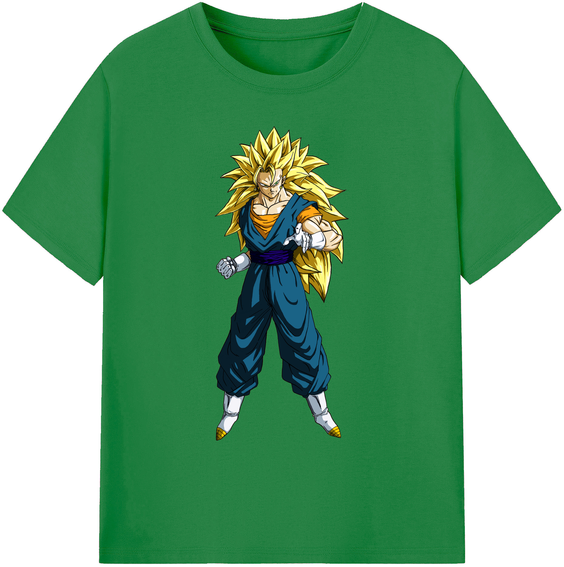 （画像用） ドラゴンボール ベジット DRAGON BALL Vegetto 綿100％ メンズ半袖Tシャツ｜肌触りやわらか＆通気性