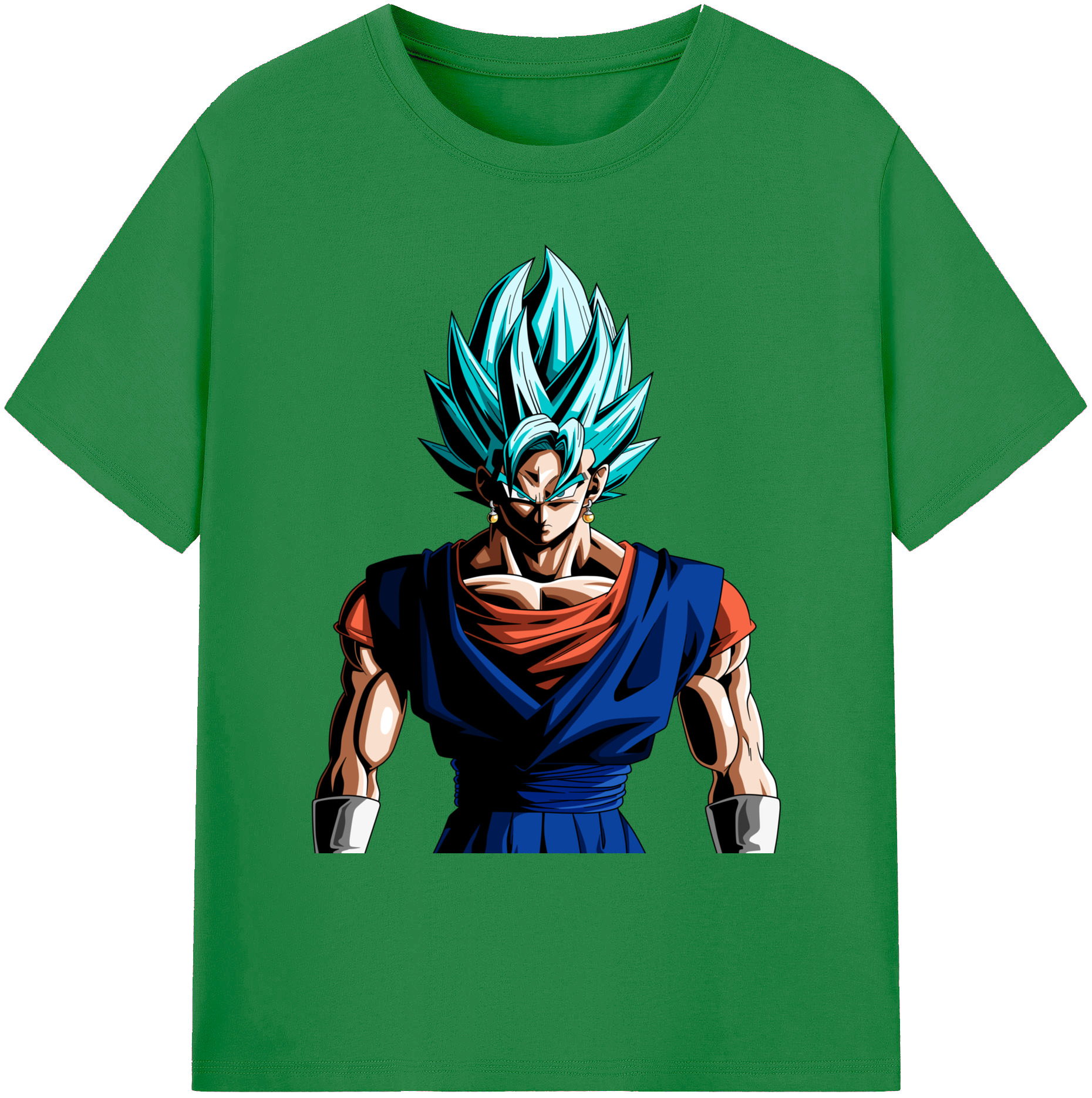 （画像用） ドラゴンボール ベジット DRAGON BALL Vegetto 綿100％ メンズ半袖Tシャツ｜肌触りやわらか＆通気性