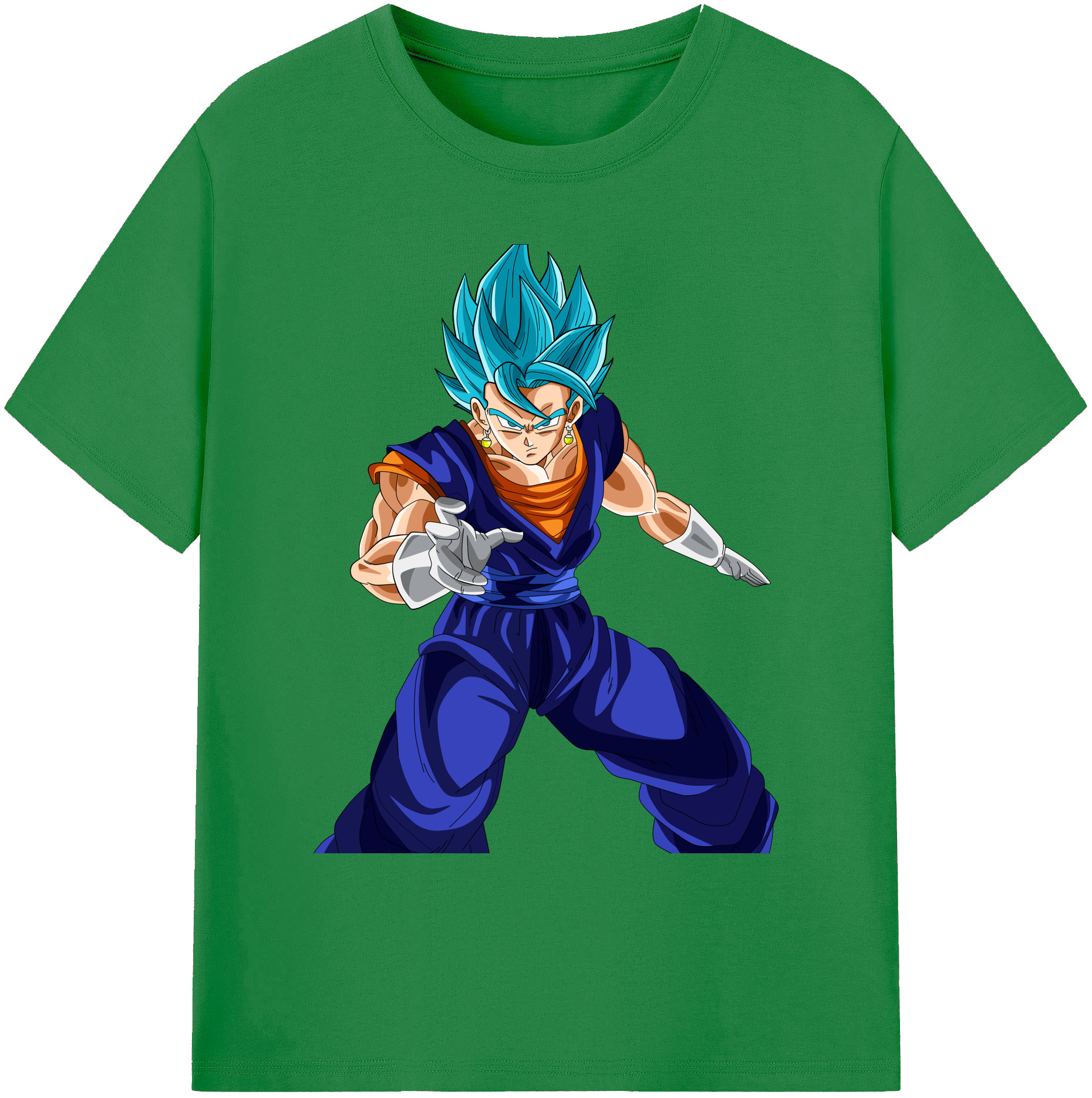 （画像用） ドラゴンボール ベジット DRAGON BALL Vegetto 綿100％ メンズ半袖Tシャツ｜肌触りやわらか＆通気性