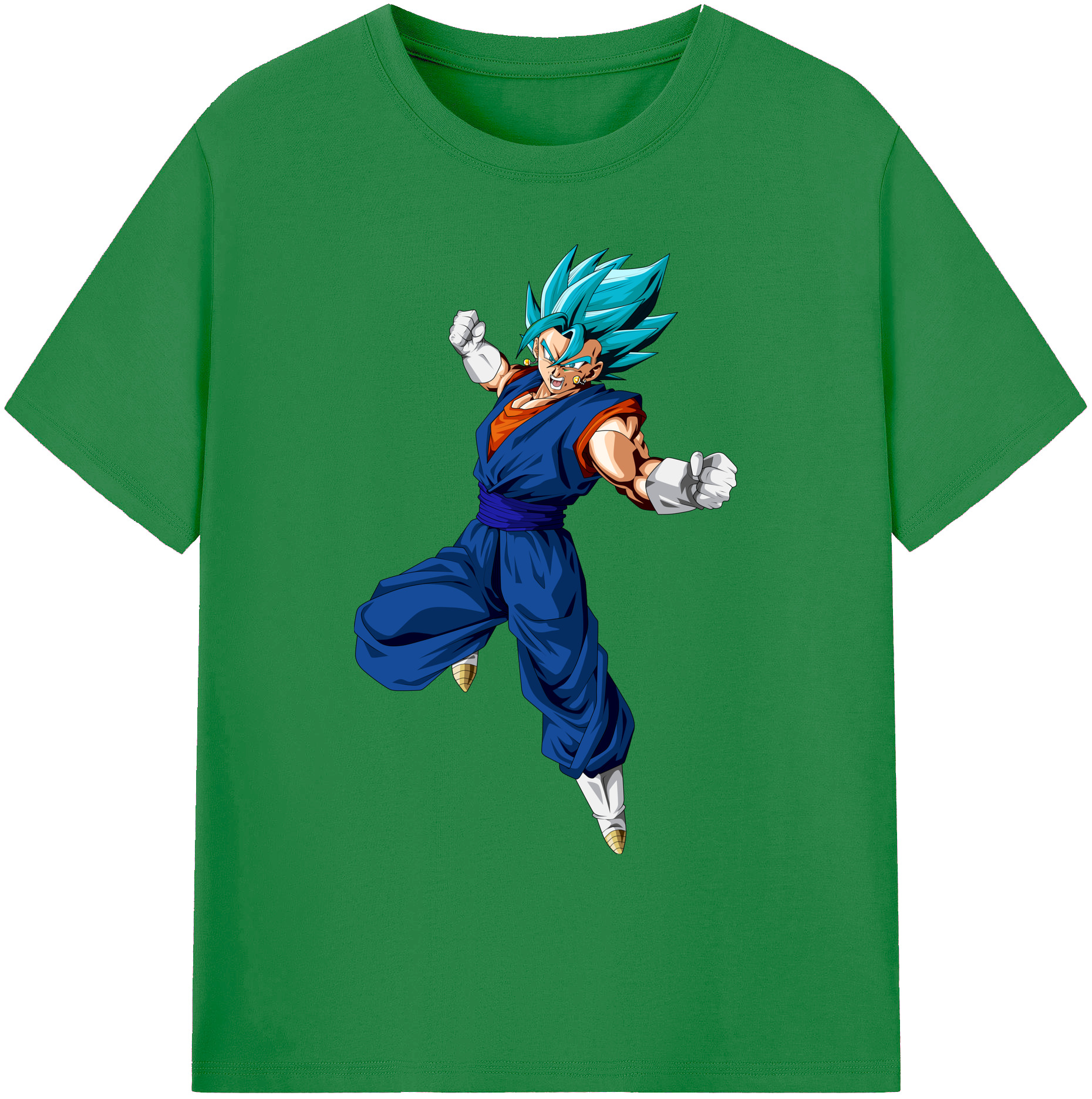 （画像用） ドラゴンボール ベジット DRAGON BALL Vegetto 綿100％ メンズ半袖Tシャツ｜肌触りやわらか＆通気性