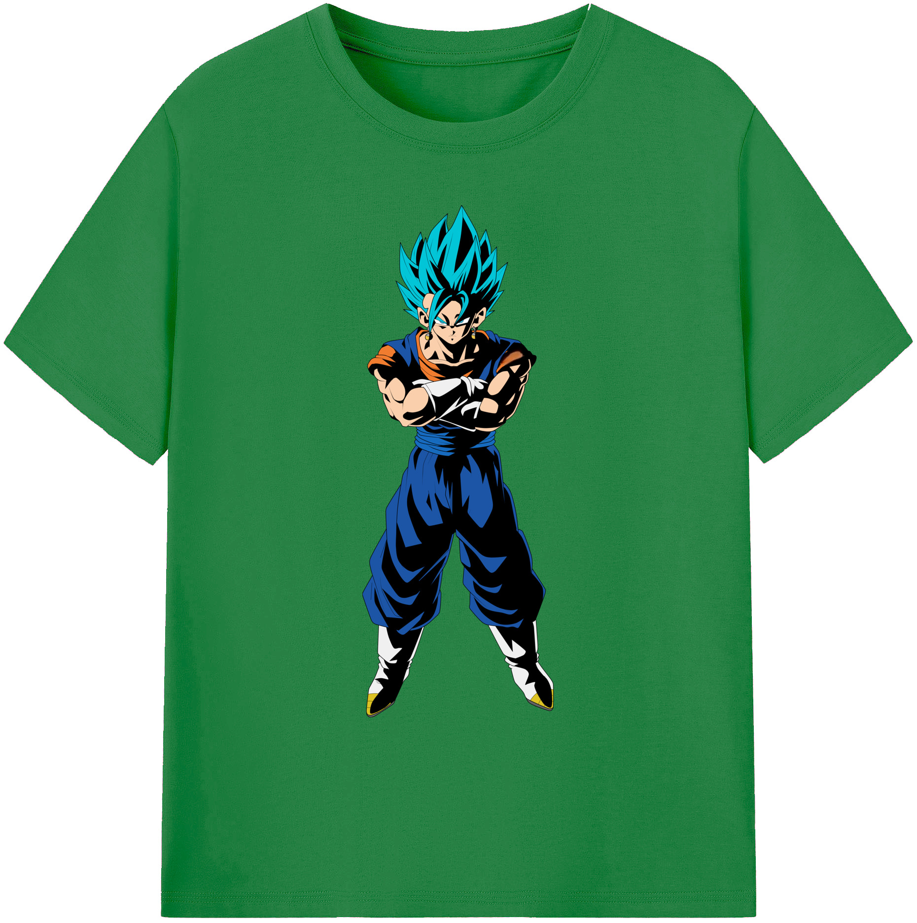 （画像用） ドラゴンボール ベジット DRAGON BALL Vegetto 綿100％ メンズ半袖Tシャツ｜肌触りやわらか＆通気性