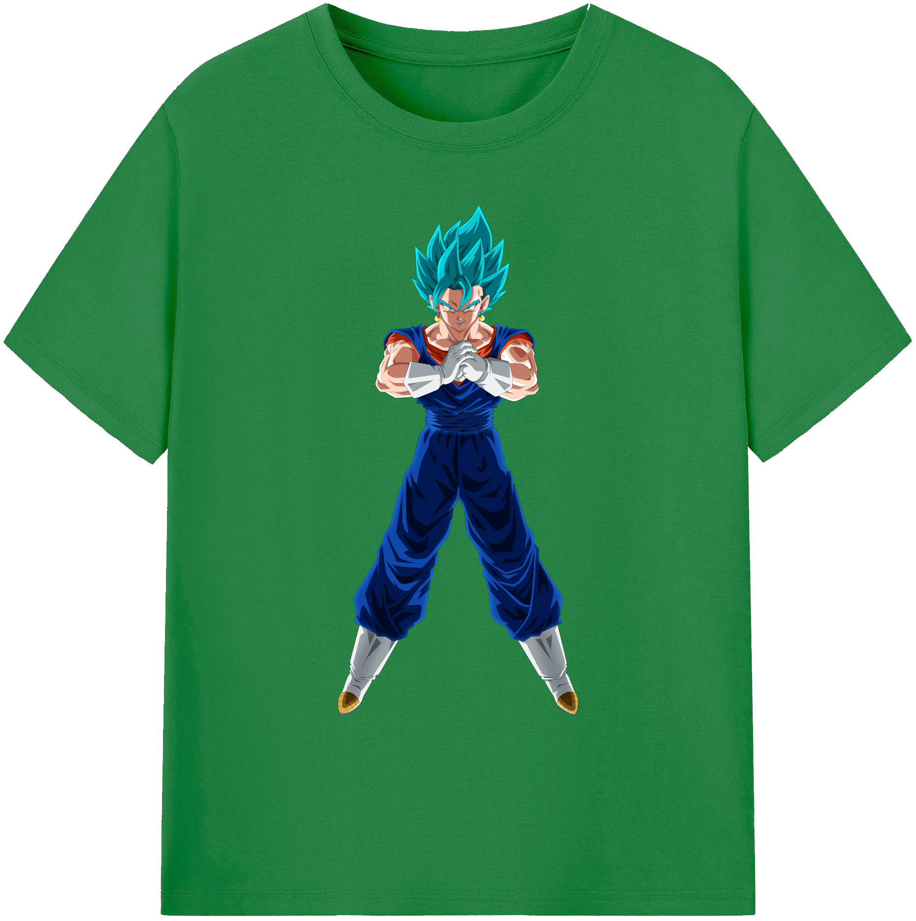 （画像用） ドラゴンボール ベジット DRAGON BALL Vegetto 綿100％ メンズ半袖Tシャツ｜肌触りやわらか＆通気性