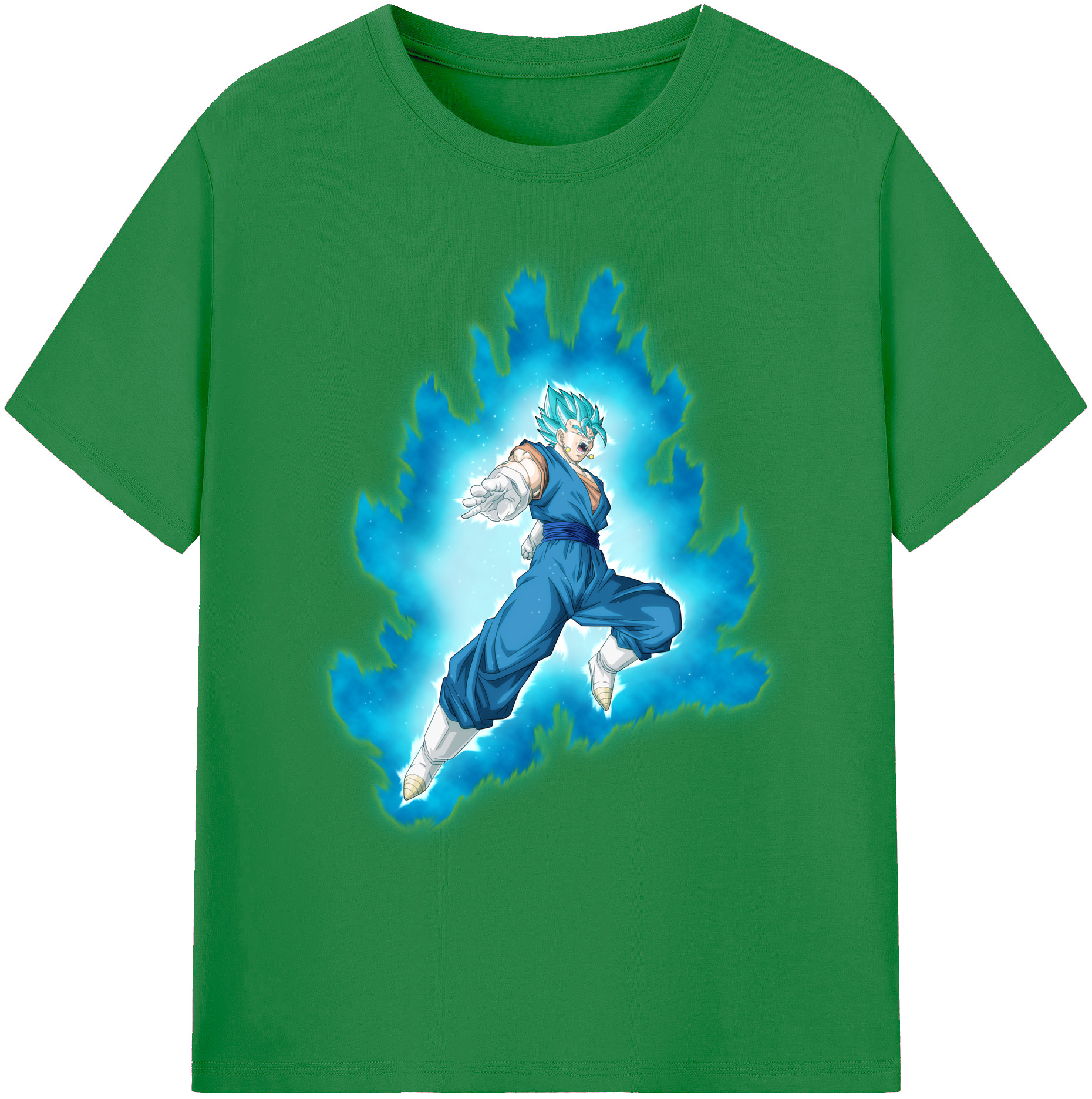 （画像用） ドラゴンボール ベジット DRAGON BALL Vegetto 綿100％ メンズ半袖Tシャツ｜肌触りやわらか＆通気性
