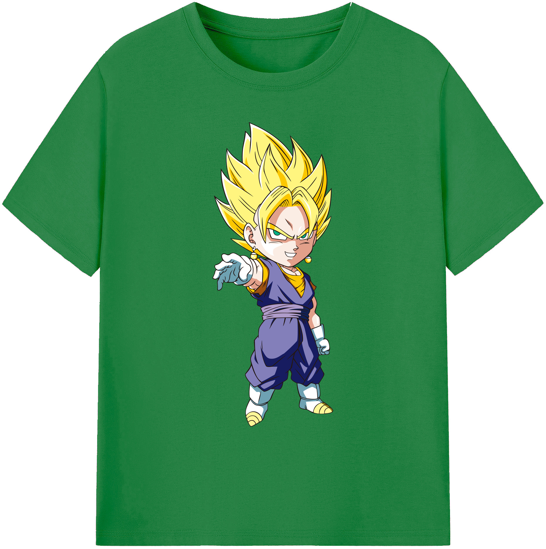 （画像用） ドラゴンボール ベジット DRAGON BALL Vegetto 綿100％ メンズ半袖Tシャツ｜肌触りやわらか＆通気性