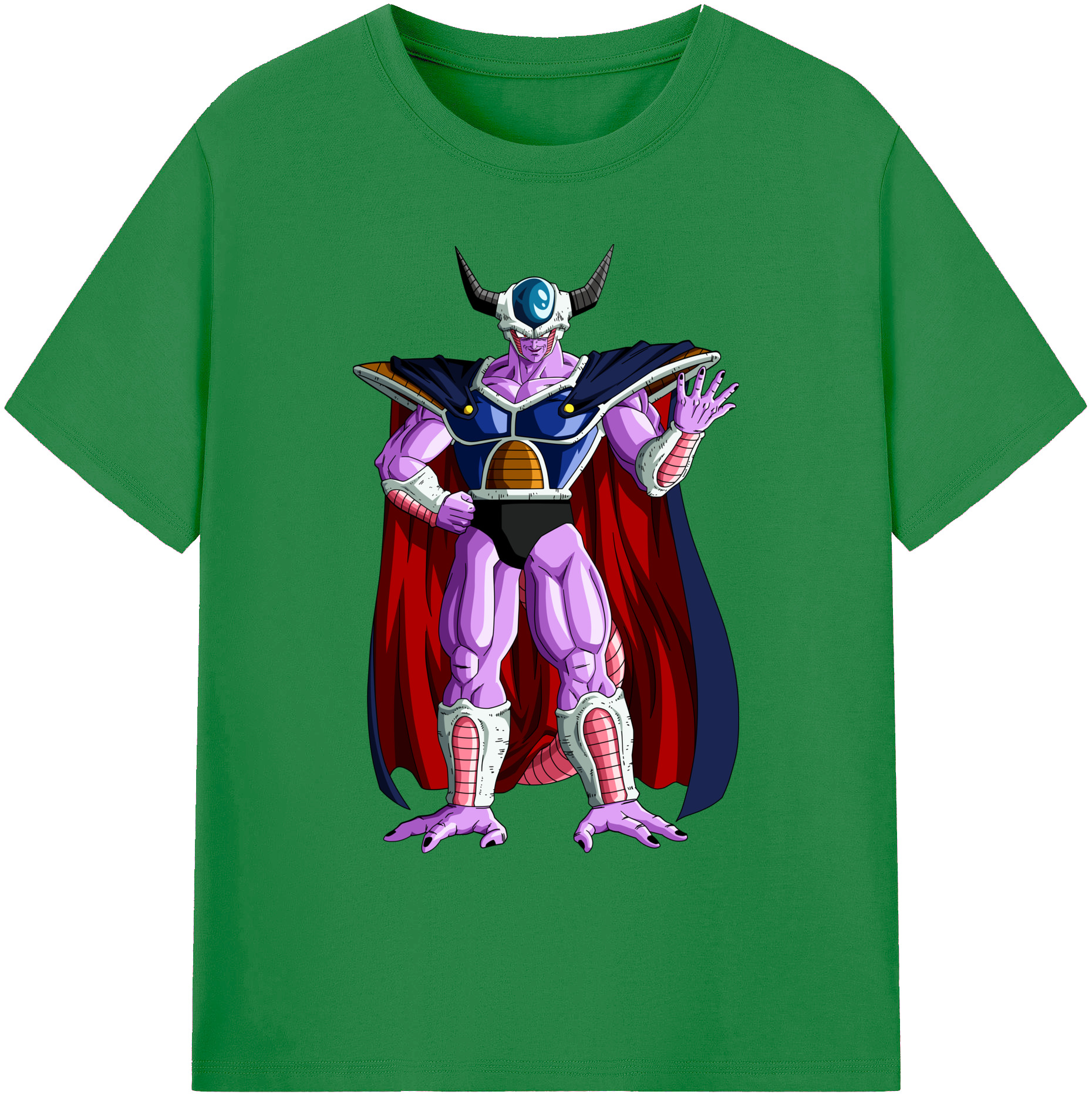 （画像用） ドラゴンボール コルド大王 DRAGON BALL King Cold 綿100％ メンズ半袖Tシャツ｜肌触りやわらか＆通気性