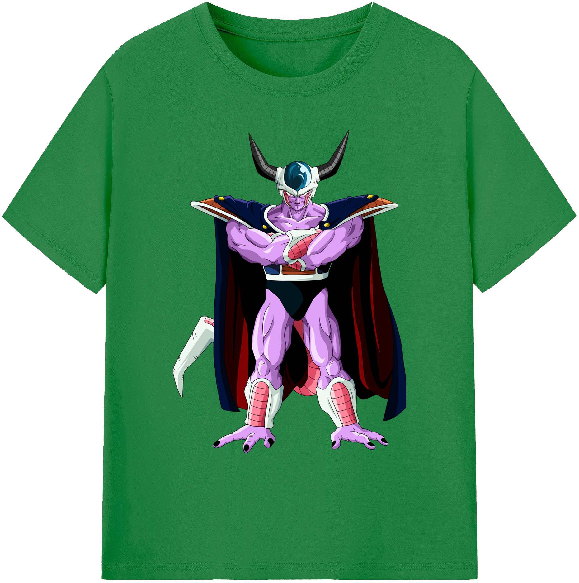 （画像用） ドラゴンボール コルド大王 DRAGON BALL King Cold 綿100％ メンズ半袖Tシャツ｜肌触りやわらか＆通気性
