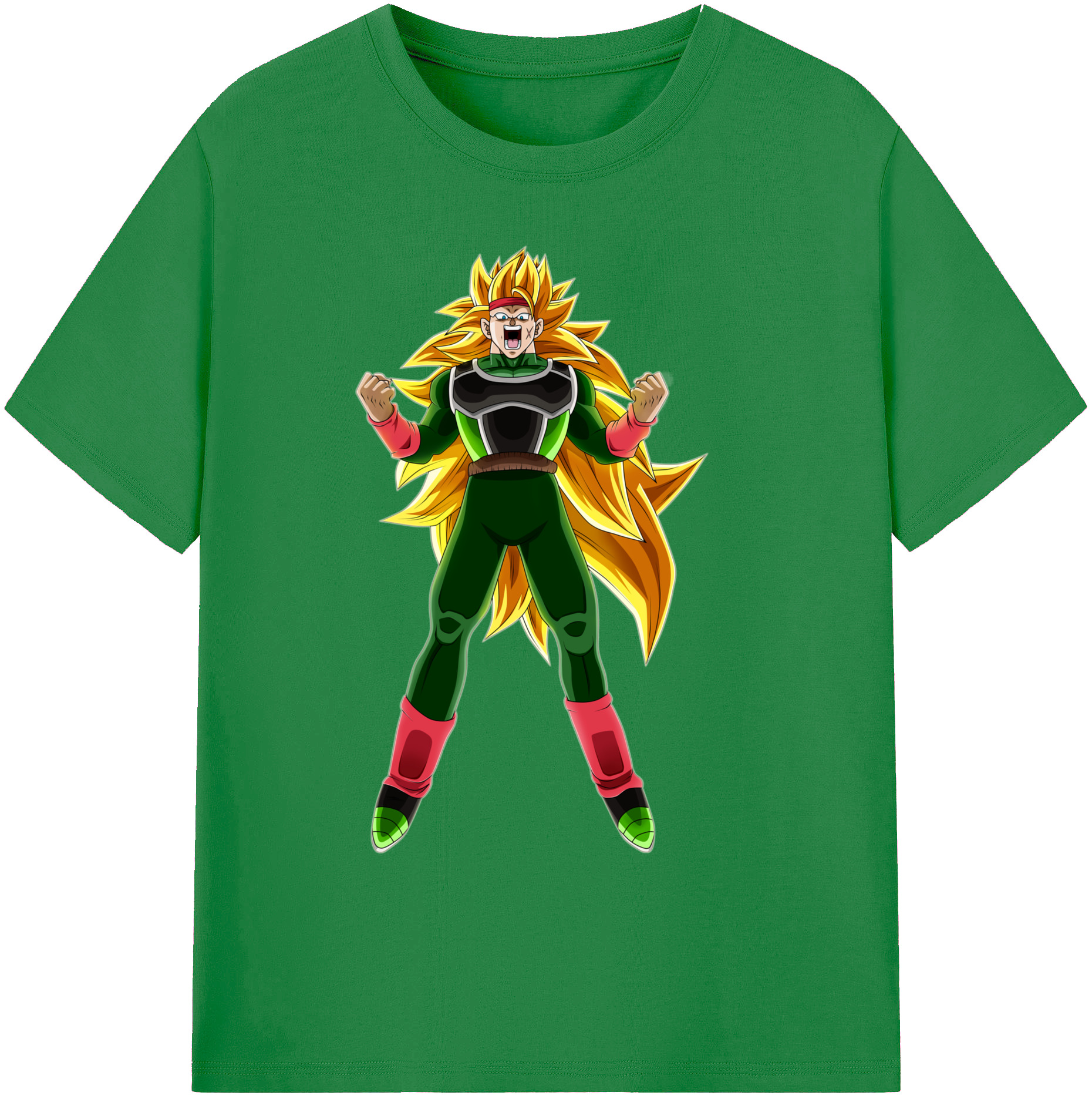（画像用） ドラゴンボール ブロリー DRAGON BALL Broli 綿100％ メンズ半袖Tシャツ｜肌触りやわらか＆通気性