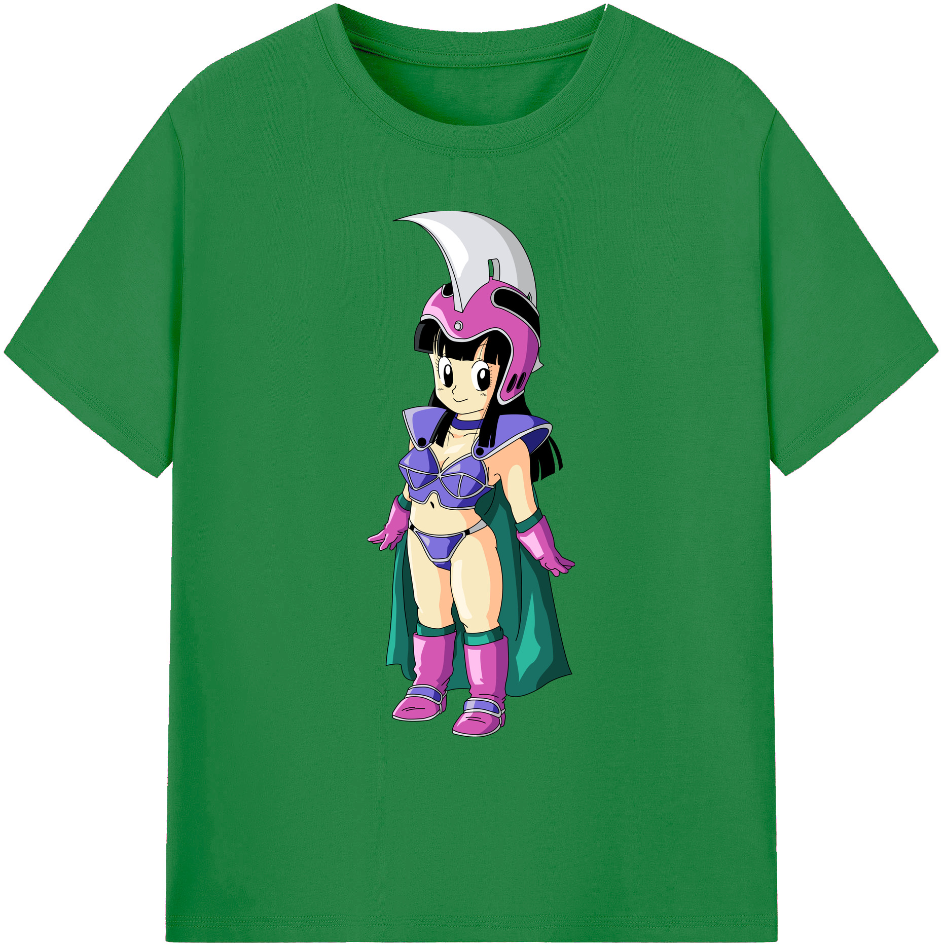 （画像用） ドラゴンボール チチ DRAGON BALL Chichi 綿100％ メンズ半袖Tシャツ｜肌触りやわらか＆通気性