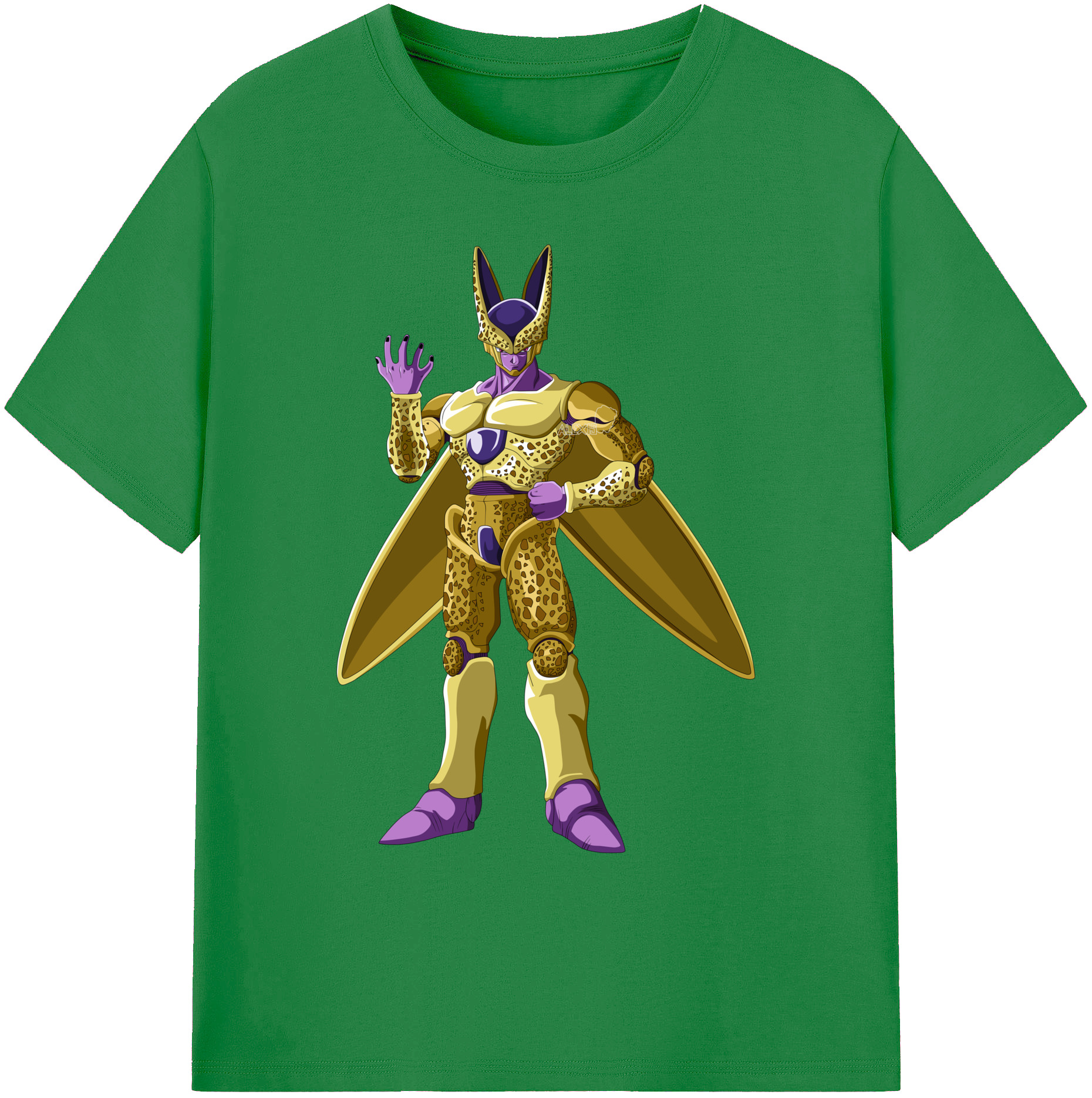 （画像用） ドラゴンボール セル DRAGON BALL Cell 綿100％ メンズ半袖Tシャツ｜肌触りやわらか＆通気性