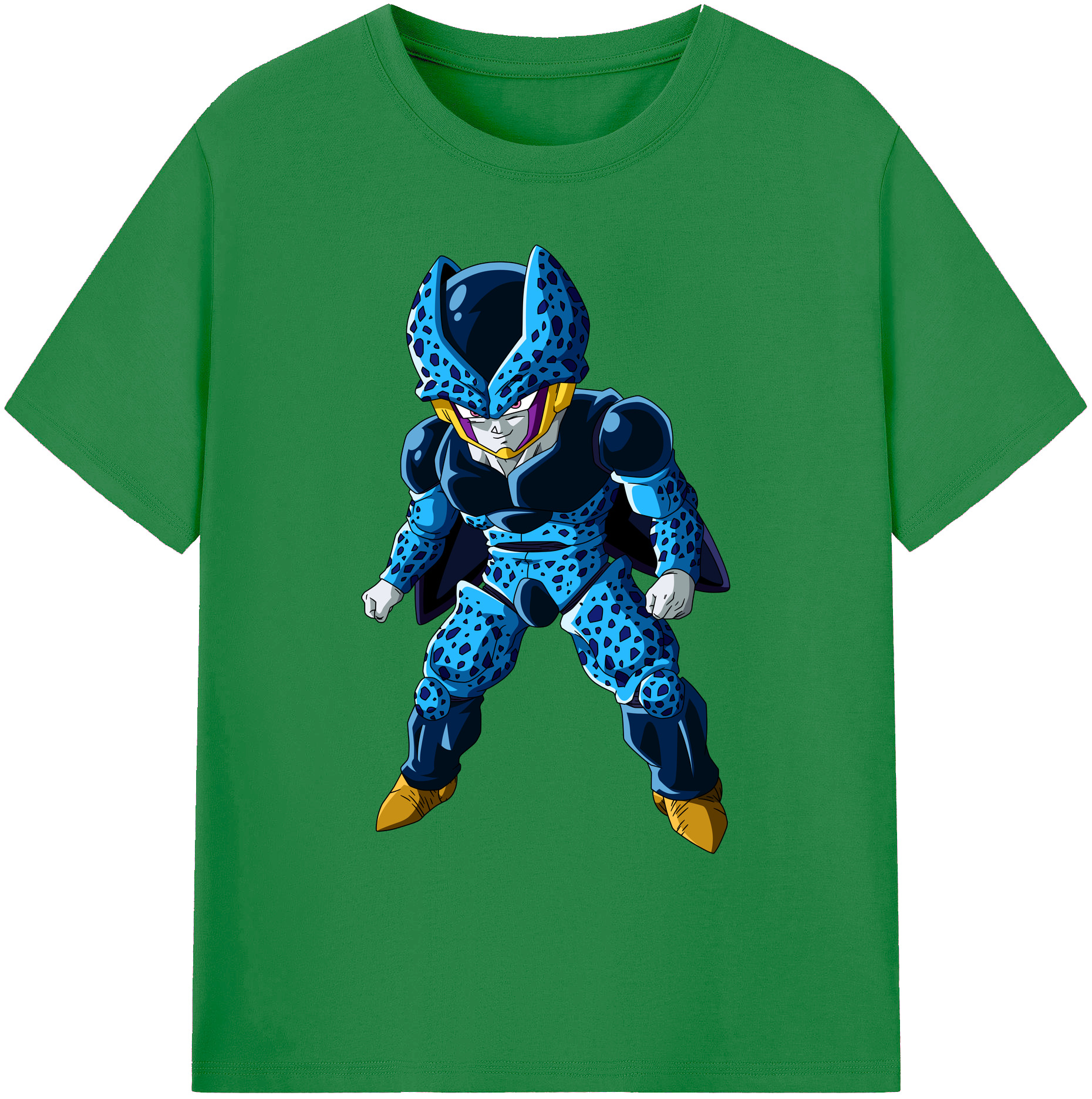 （画像用） ドラゴンボール セル DRAGON BALL Cell 綿100％ メンズ半袖Tシャツ｜肌触りやわらか＆通気性