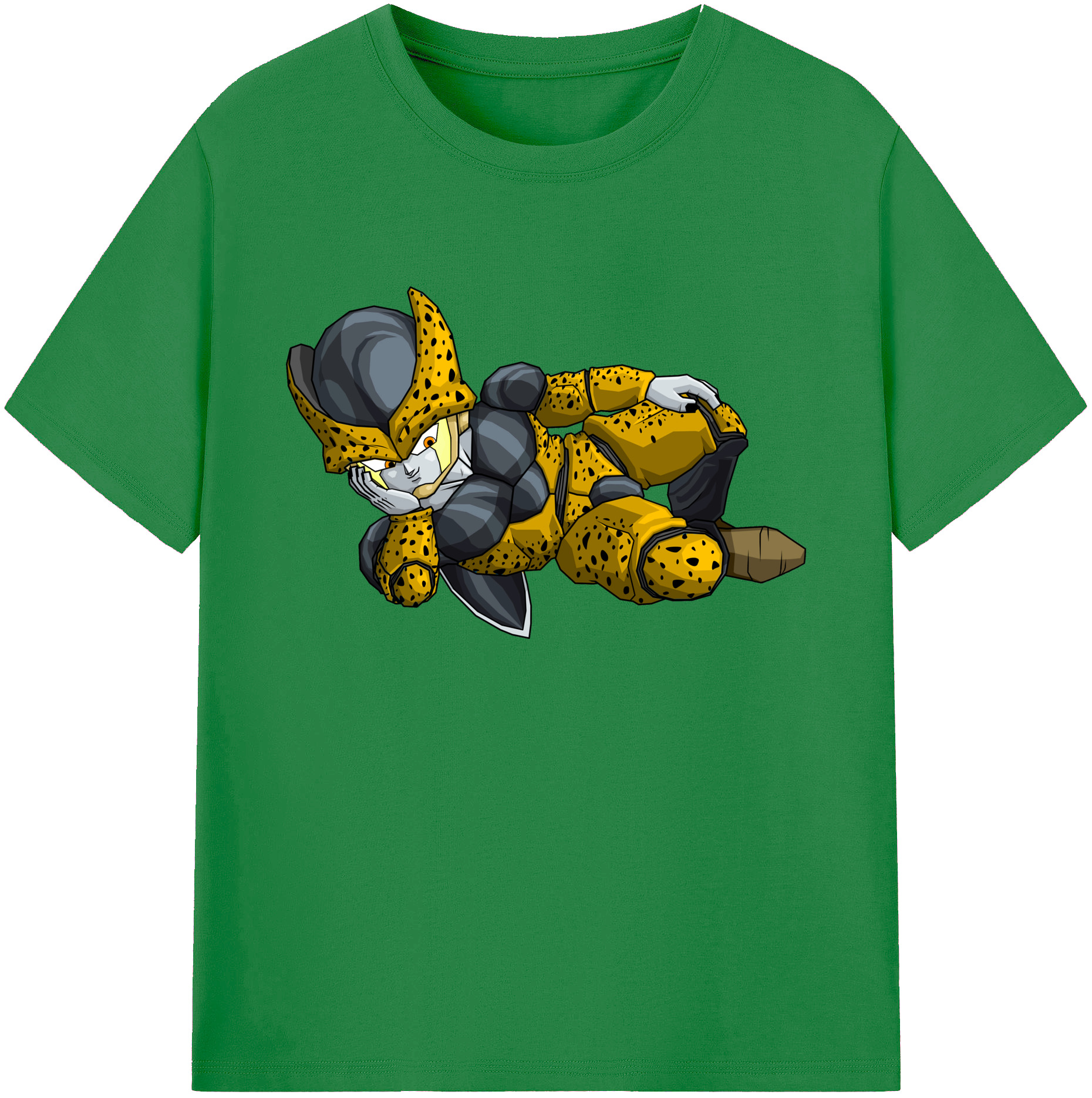 （画像用） ドラゴンボール セル DRAGON BALL Cell 綿100％ メンズ半袖Tシャツ｜肌触りやわらか＆通気性