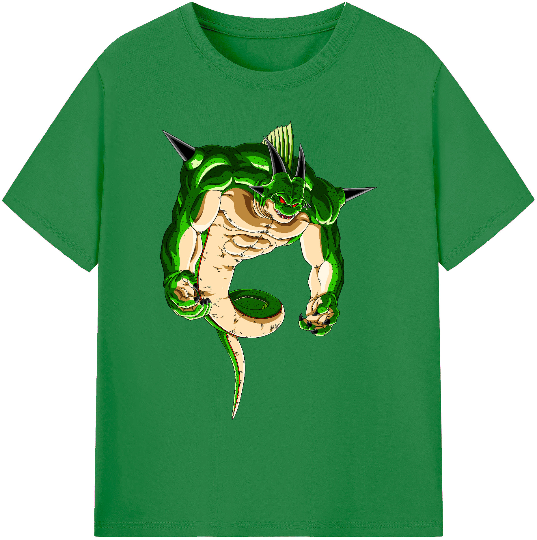 （画像用） ドラゴンボール 神龍 シェンロン DRAGON BALL Shenron 綿100％ メンズ半袖Tシャツ｜肌触りやわらか＆通気性