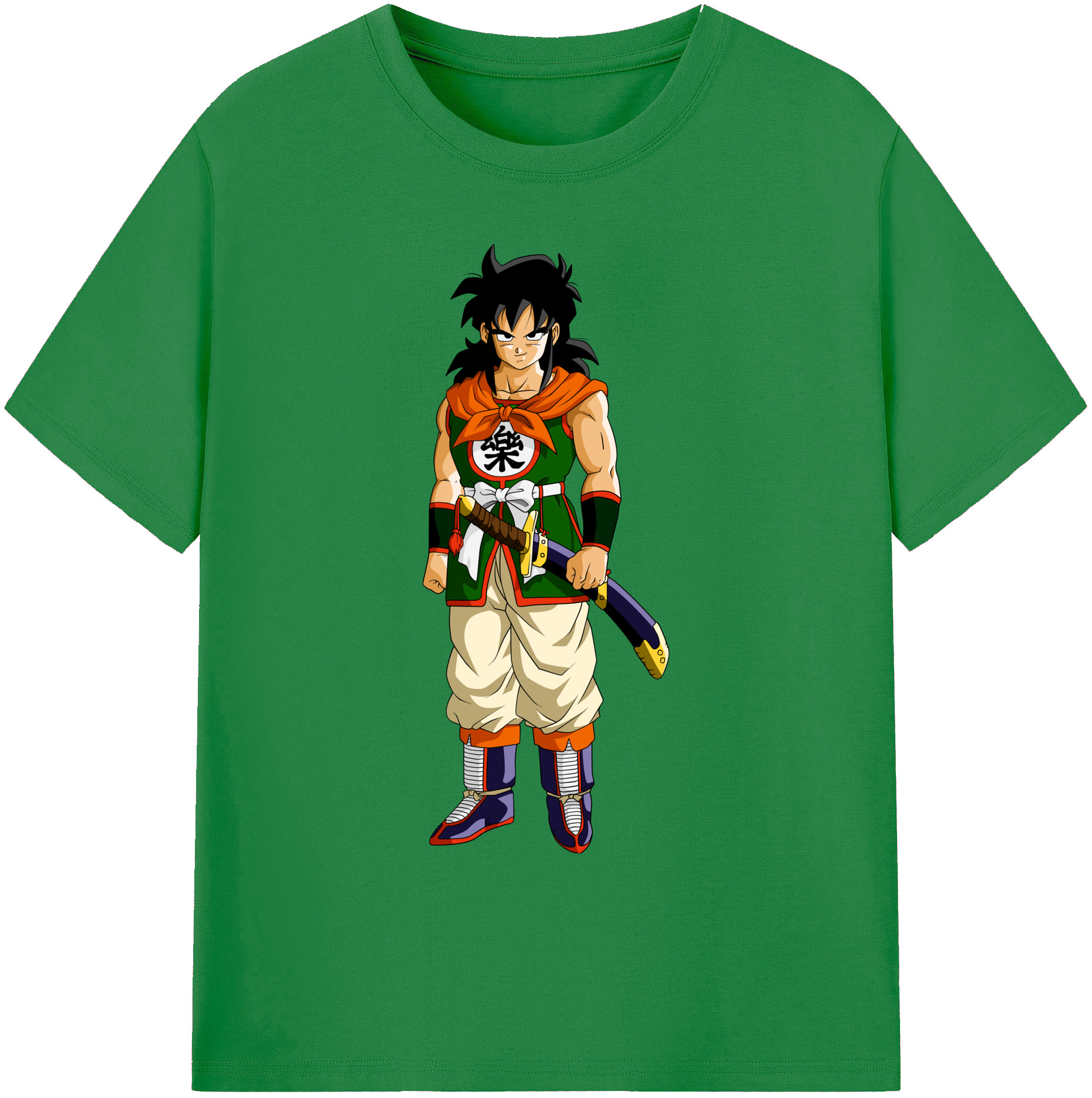 （画像用） ドラゴンボール ヤムチャ DRAGON BALL Yamcha 綿100％ メンズ半袖Tシャツ｜肌触りやわらか＆通気性