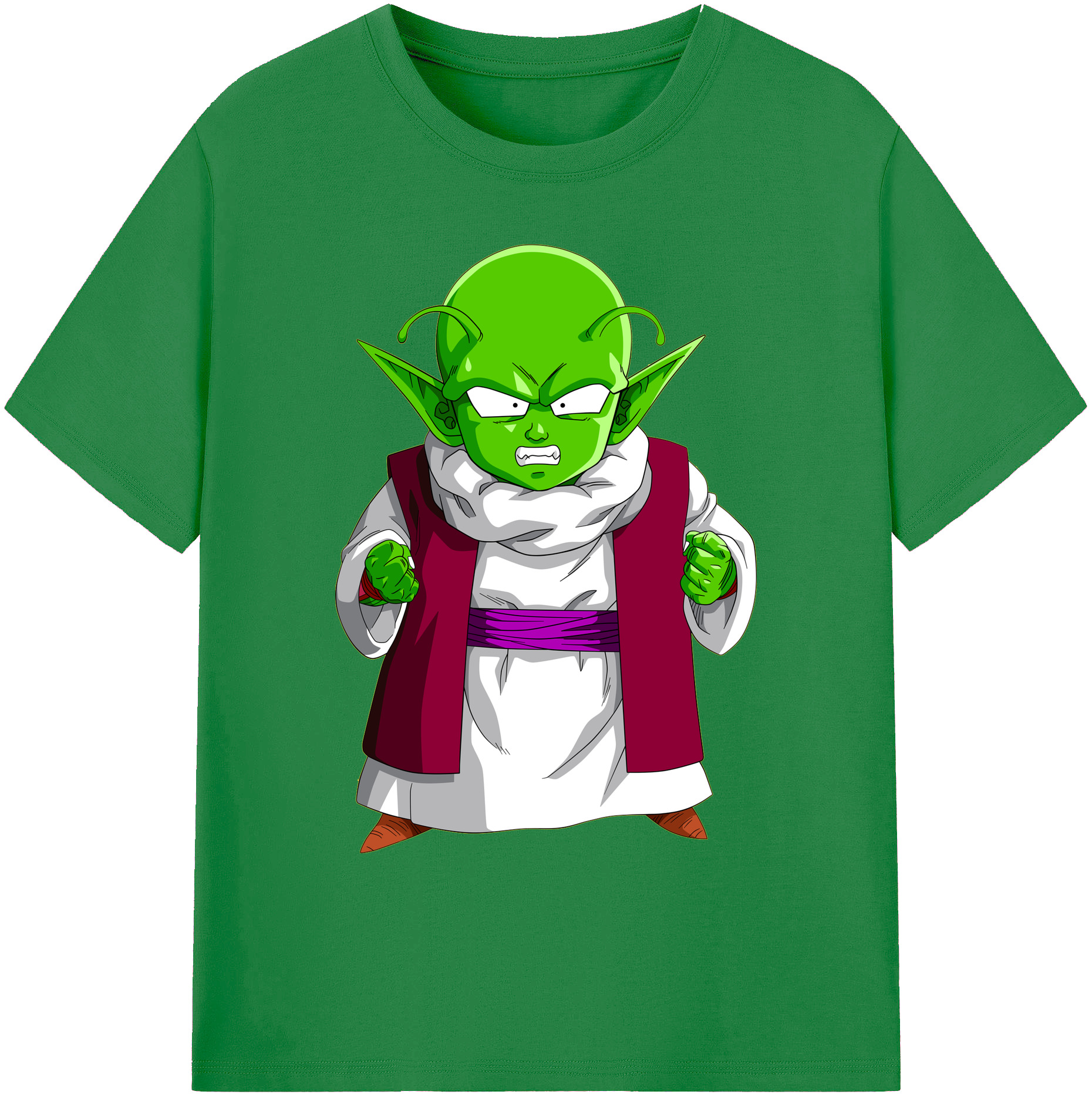 （画像用） ドラゴンボール ピッコロ DRAGON BALL Piccolo 綿100％ メンズ半袖Tシャツ｜肌触りやわらか＆通気性