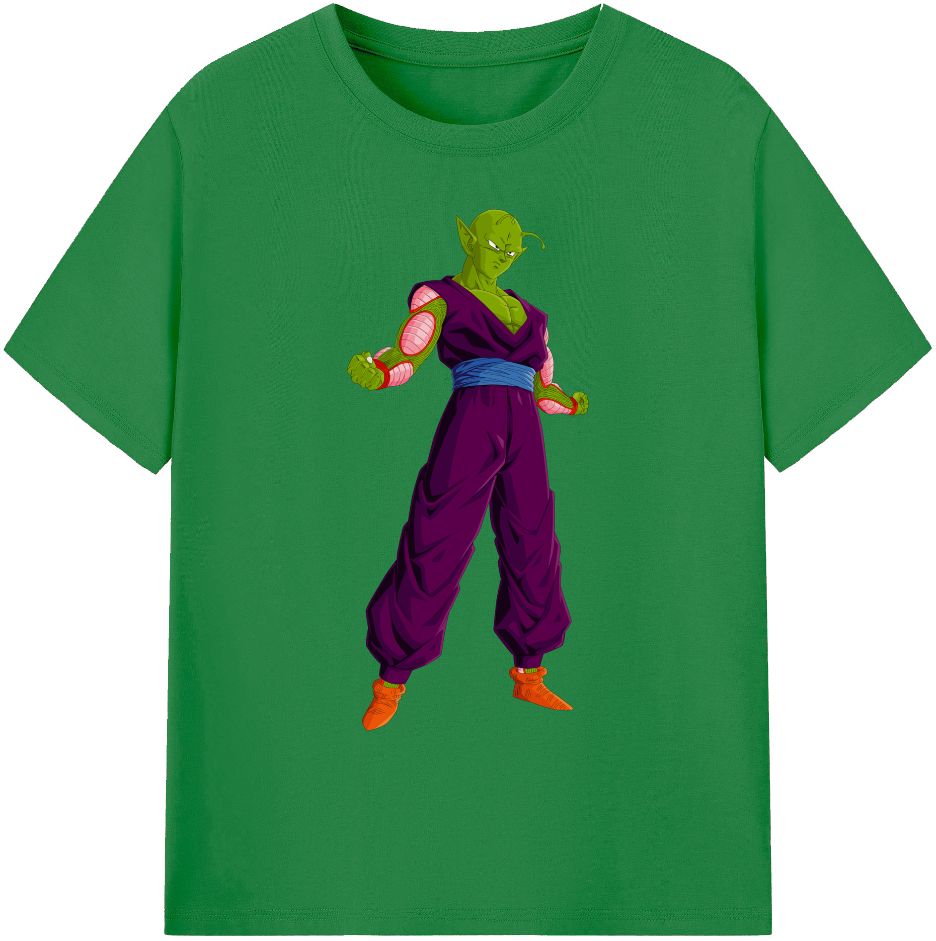 （画像用） ドラゴンボール ピッコロ DRAGON BALL Piccolo 綿100％ メンズ半袖Tシャツ｜肌触りやわらか＆通気性