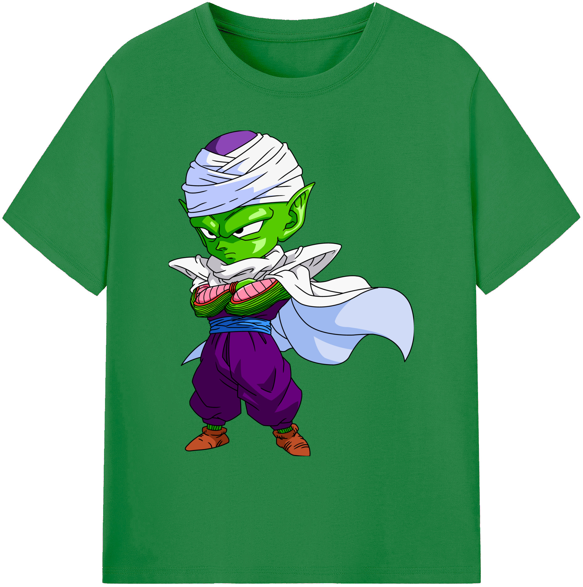 （画像用） ドラゴンボール ピッコロ DRAGON BALL Piccolo 綿100％ メンズ半袖Tシャツ｜肌触りやわらか＆通気性