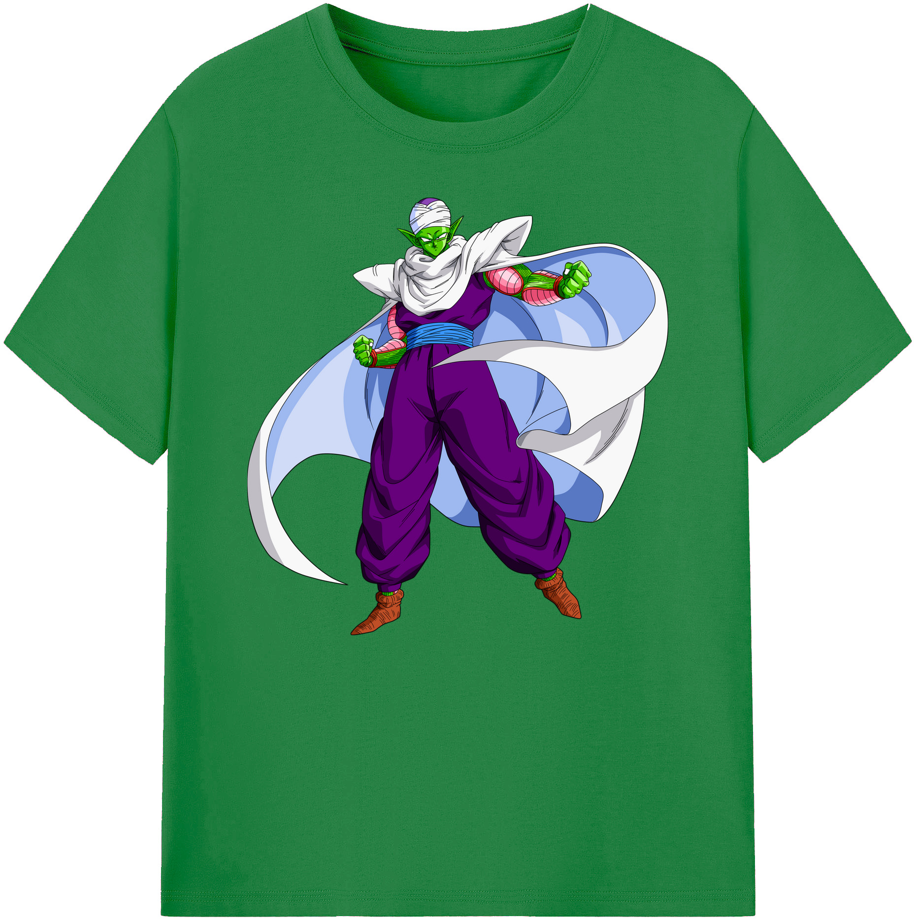 （画像用） ドラゴンボール ピッコロ DRAGON BALL Piccolo 綿100％ メンズ半袖Tシャツ｜肌触りやわらか＆通気性