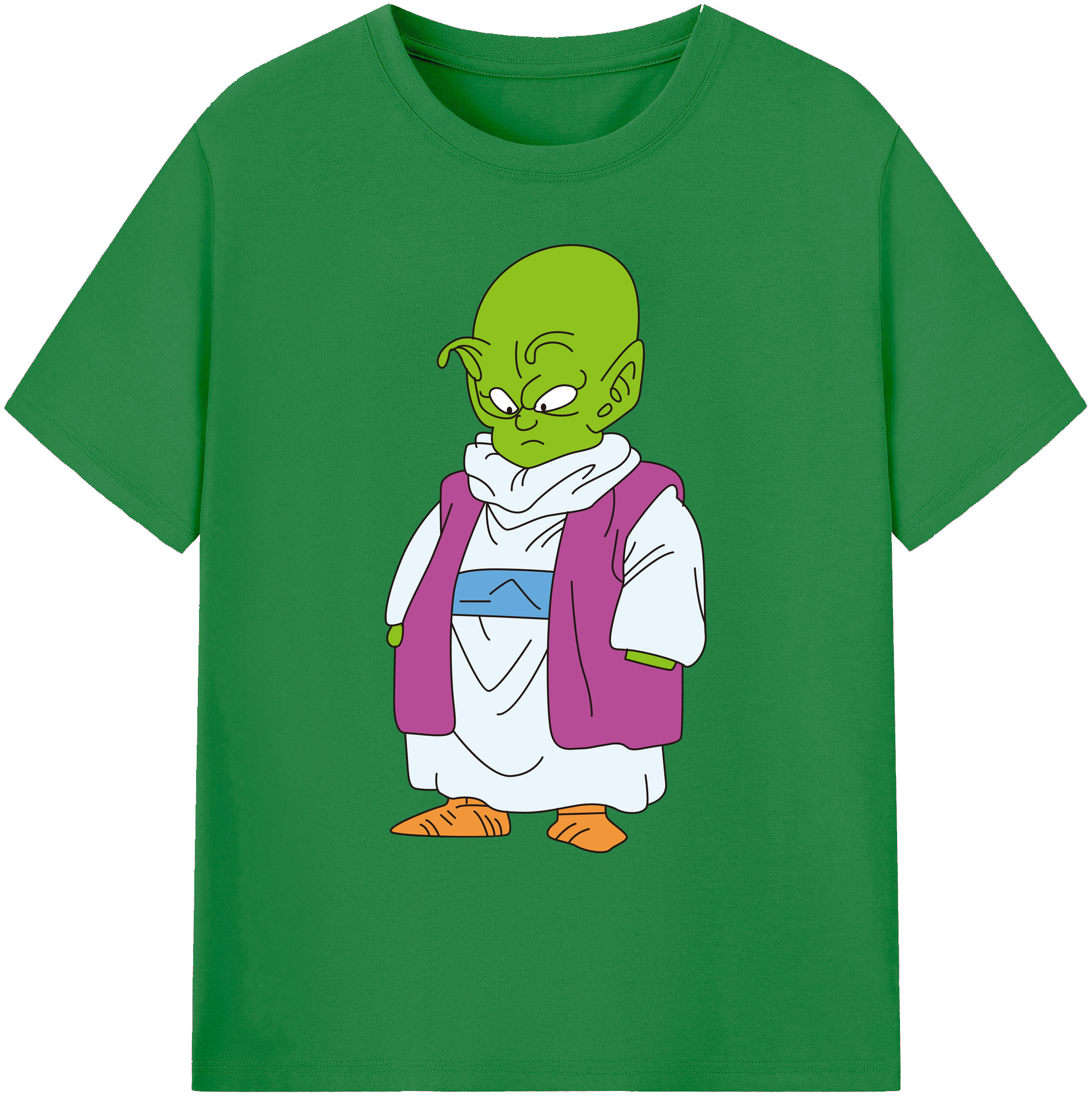 （画像用） ドラゴンボール ピッコロ DRAGON BALL Piccolo 綿100％ メンズ半袖Tシャツ｜肌触りやわらか＆通気性