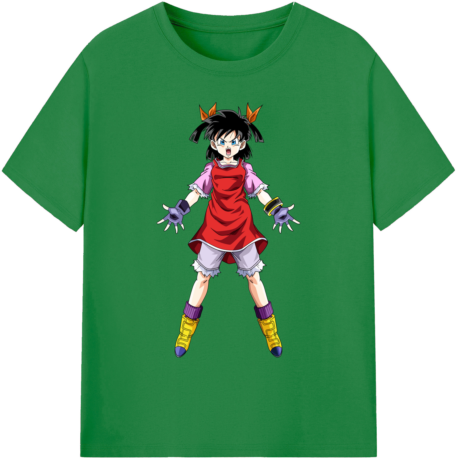（画像用） ドラゴンボール パン DRAGON BALL Pan 綿100％ メンズ半袖Tシャツ｜肌触りやわらか＆通気性