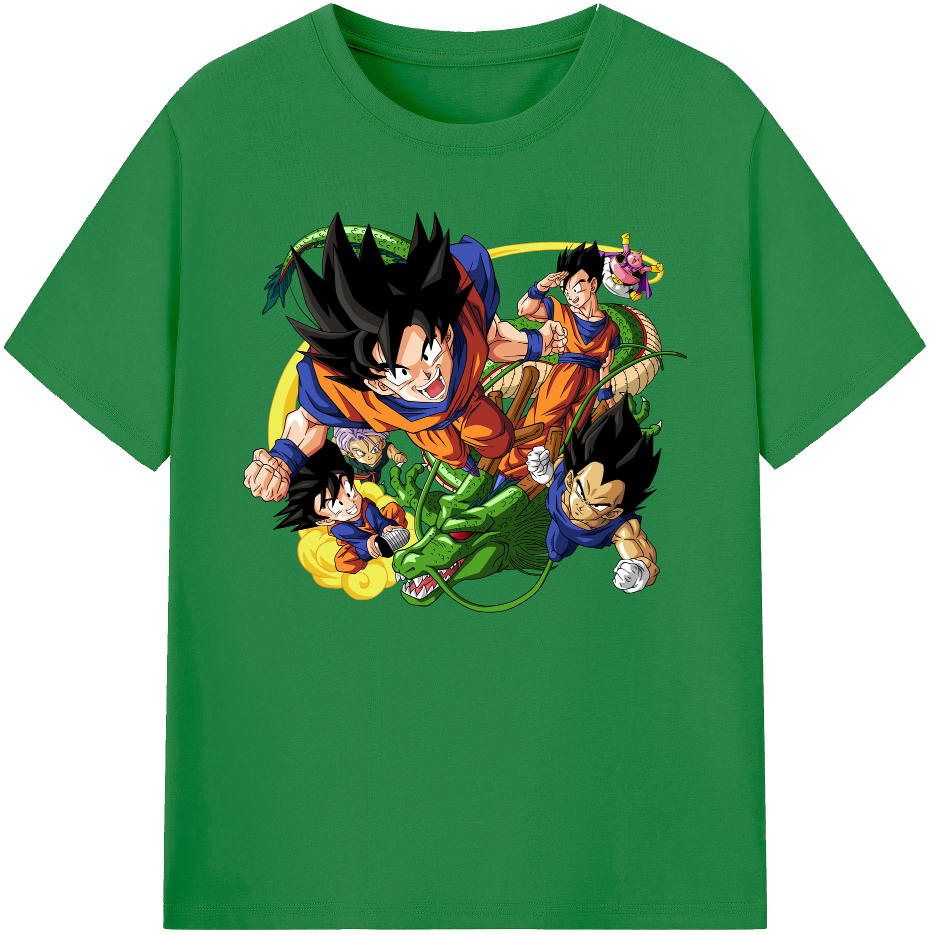 （画像用） ドラゴンボール DRAGON BALL 綿100％ メンズ半袖Tシャツ｜肌触りやわらか＆通気性