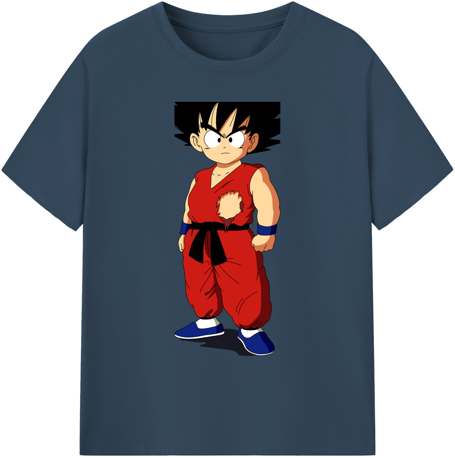 （画像用） ドラゴンボール 孫悟空（そん ごくう）Son Goku カカロット DRAGON BALL Kakarotto 綿100％ メンズ半袖Tシャツ｜肌触りやわらか＆通気性