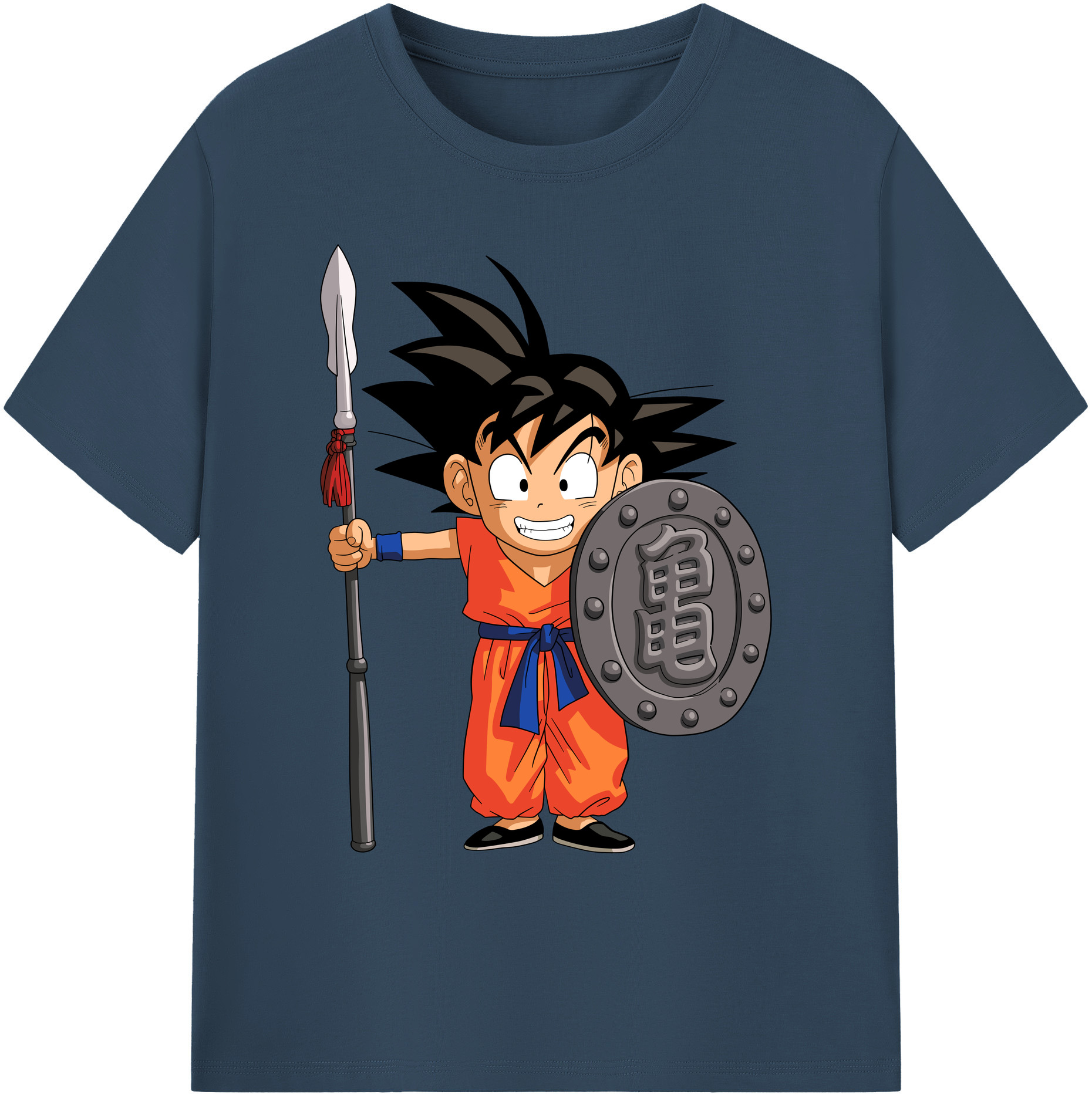 （画像用） ドラゴンボール 孫悟空（そん ごくう）Son Goku カカロット DRAGON BALL Kakarotto 綿100％ メンズ半袖Tシャツ｜肌触りやわらか＆通気性