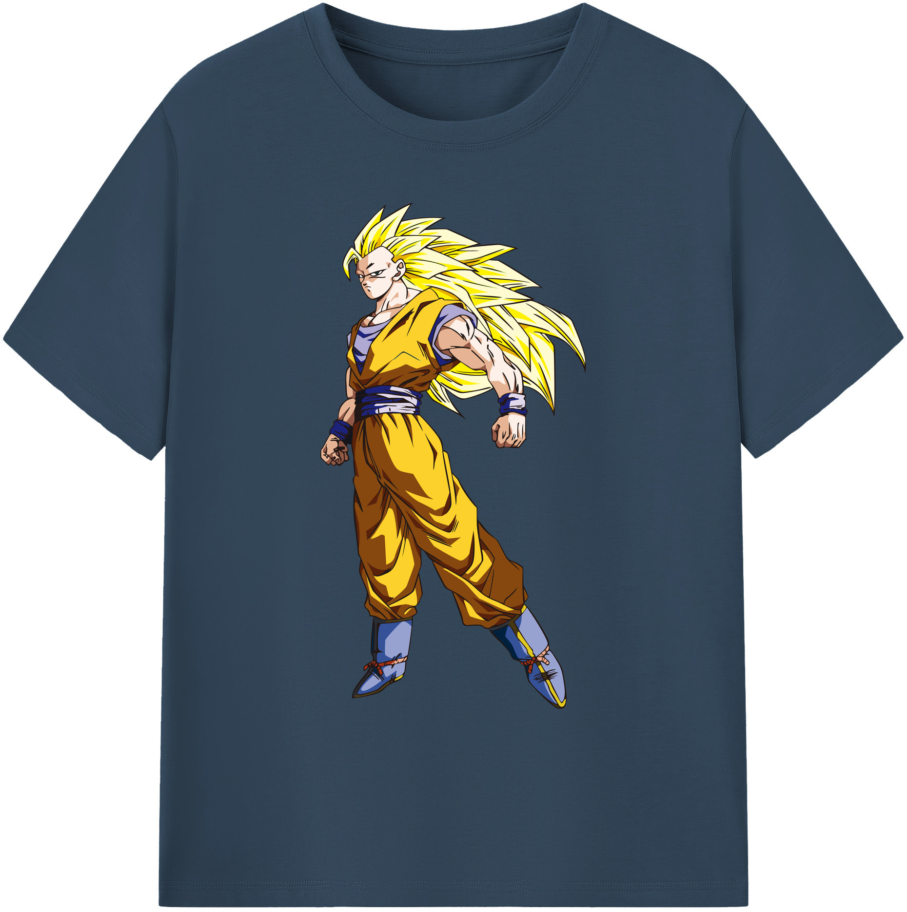 （画像用） ドラゴンボール 孫悟空（そん ごくう）Son Goku カカロット DRAGON BALL Kakarotto 綿100％ メンズ半袖Tシャツ｜肌触りやわらか＆通気性
