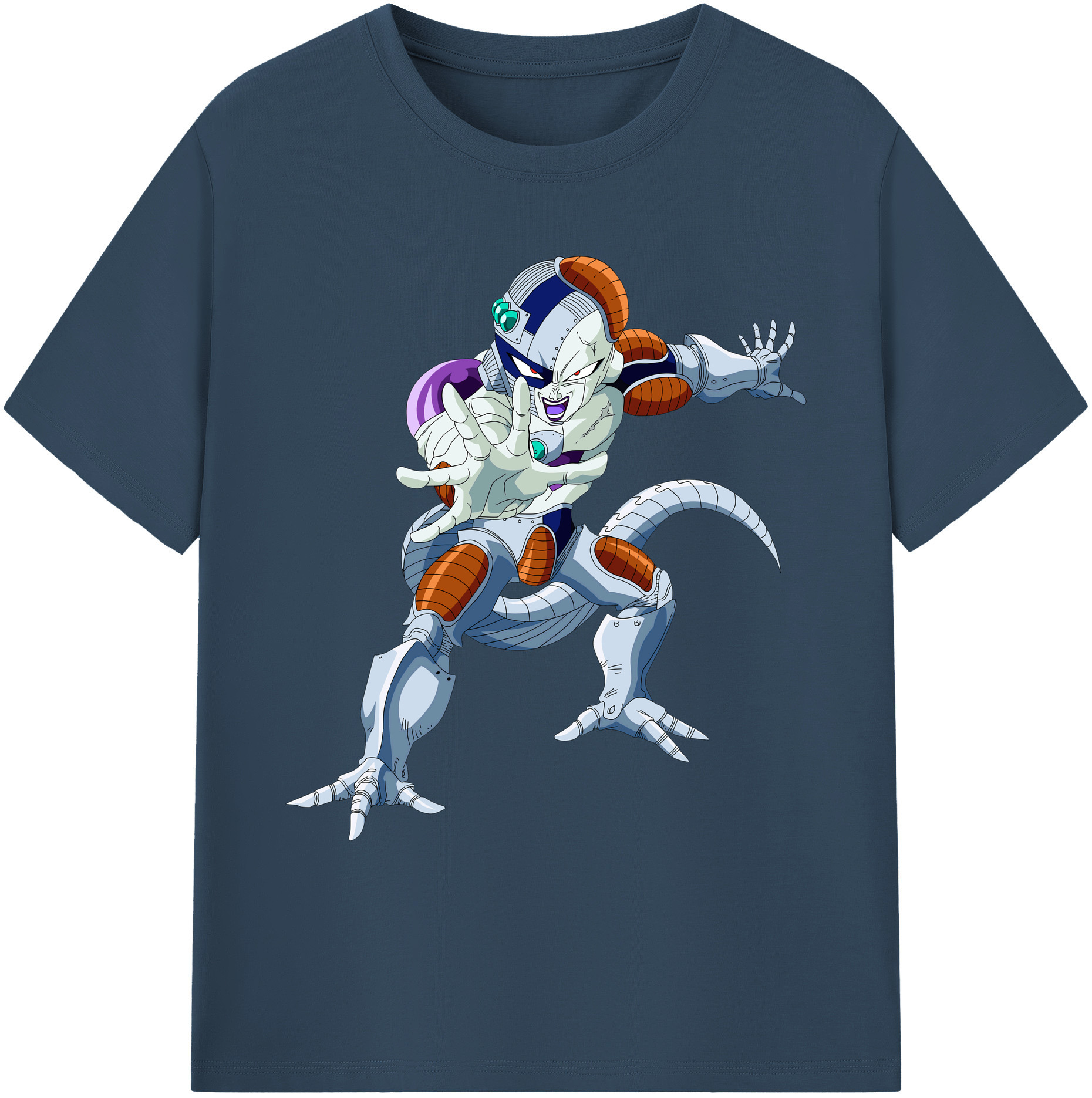 （画像用） ドラゴンボール フリーザ DRAGON BALL Frieza 綿100％ メンズ半袖Tシャツ｜肌触りやわらか＆通気性