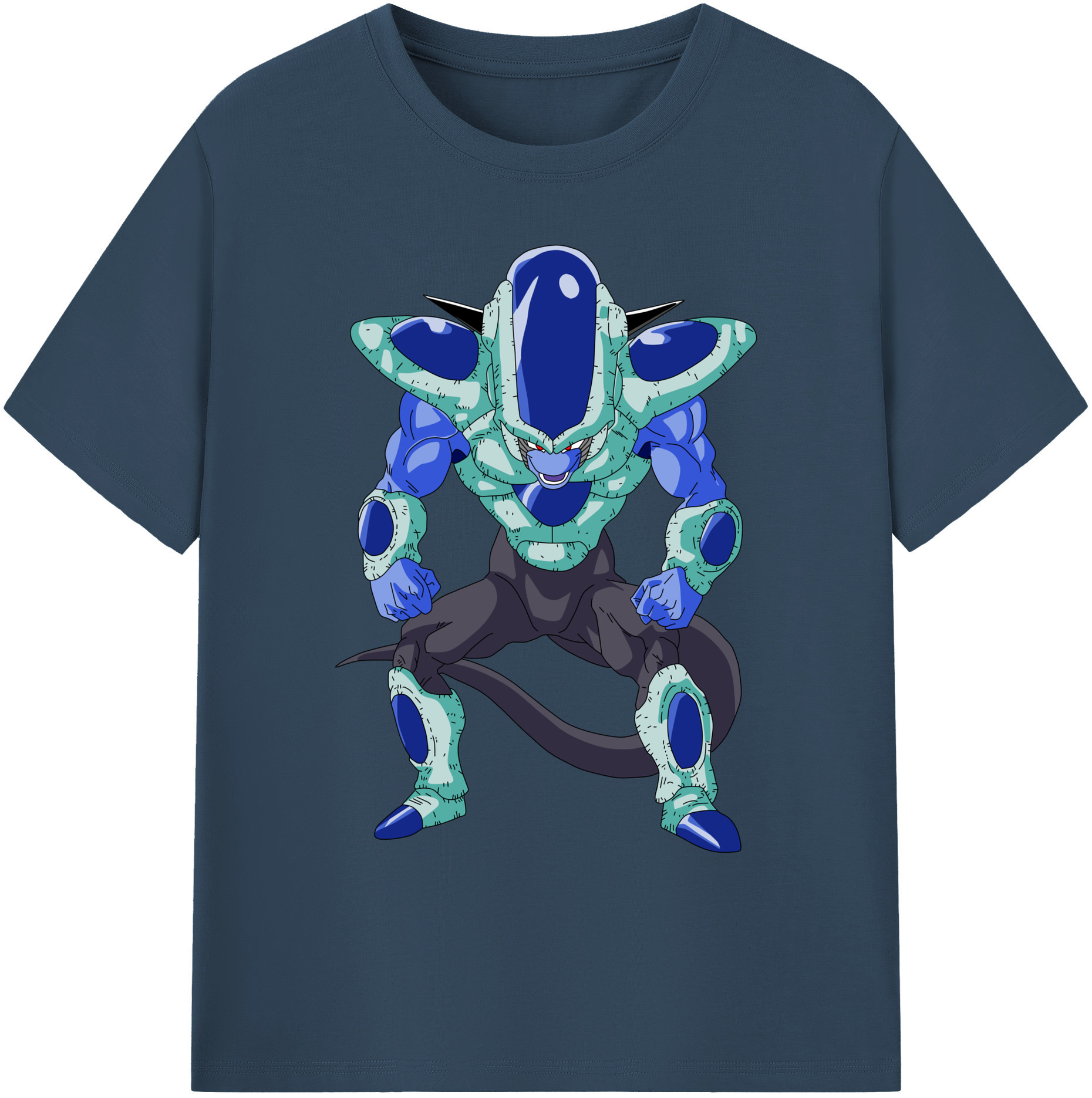 （画像用） ドラゴンボール フリーザ DRAGON BALL Frieza 綿100％ メンズ半袖Tシャツ｜肌触りやわらか＆通気性