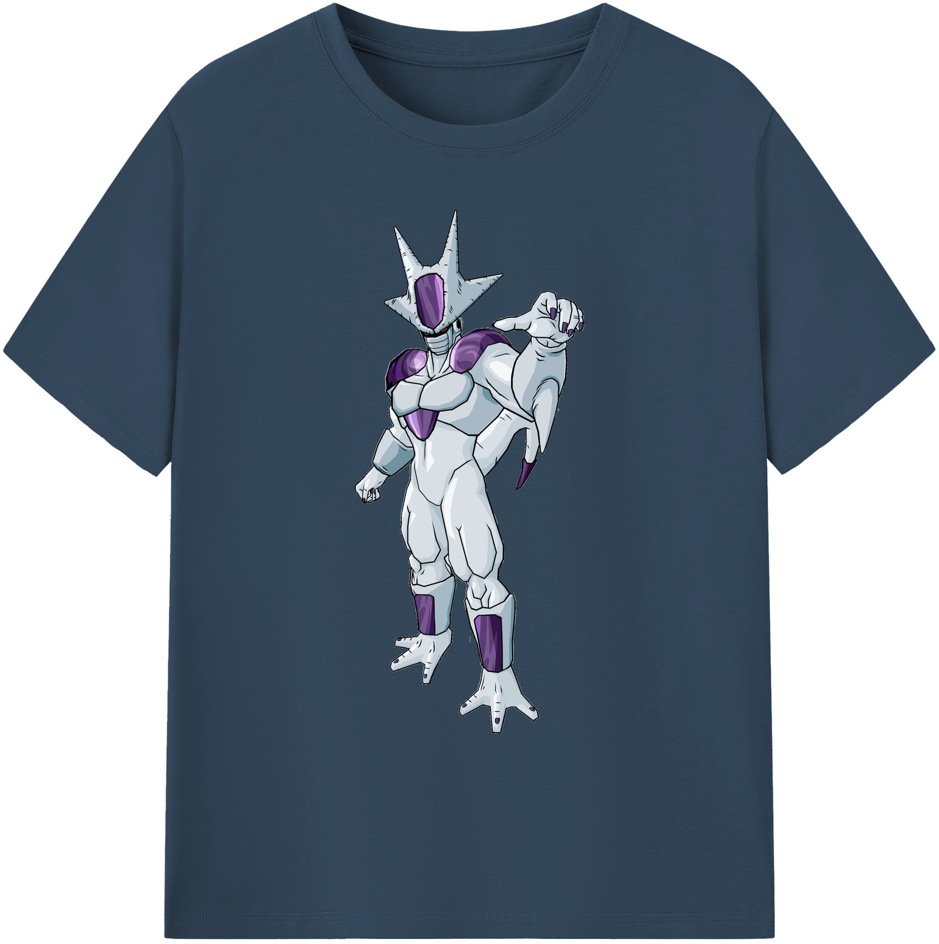 （画像用） ドラゴンボール クウラ DRAGON BALL Cooler Coora 綿100％ メンズ半袖Tシャツ｜肌触りやわらか＆通気性