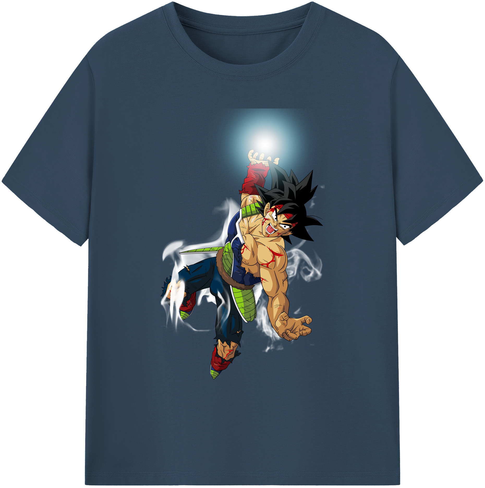 （画像用） ドラゴンボール バーダック DRAGON BALL Burdock 綿100％ メンズ半袖Tシャツ｜肌触りやわらか＆通気性