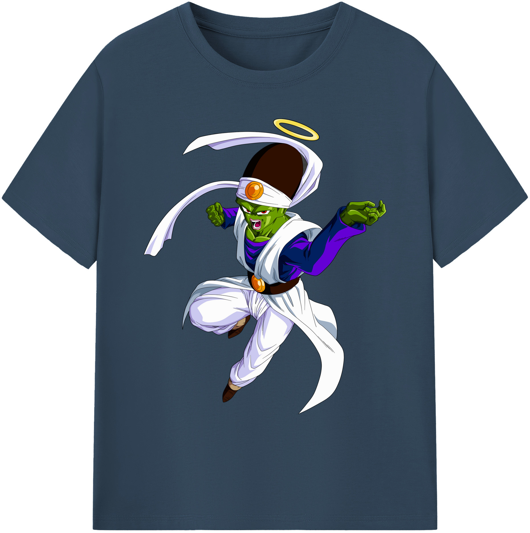 （画像用） ドラゴンボール パイクーハン DRAGON BALL Pikkon 綿100％ メンズ半袖Tシャツ｜肌触りやわらか＆通気性