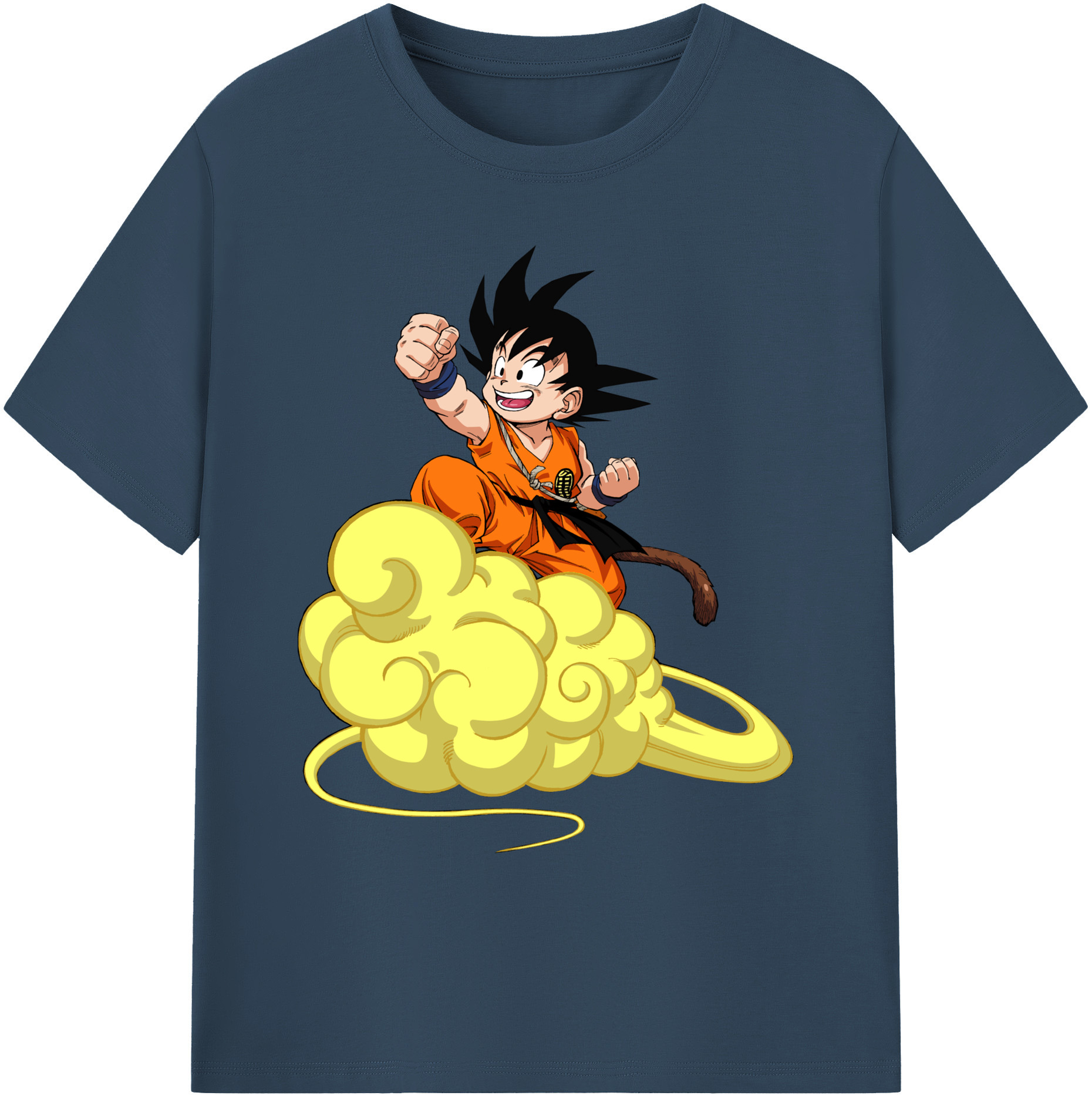 （画像用） ドラゴンボール 孫悟空（そん ごくう）Son Goku カカロット DRAGON BALL Kakarotto 綿100％ メンズ半袖Tシャツ｜肌触りやわらか＆通気性