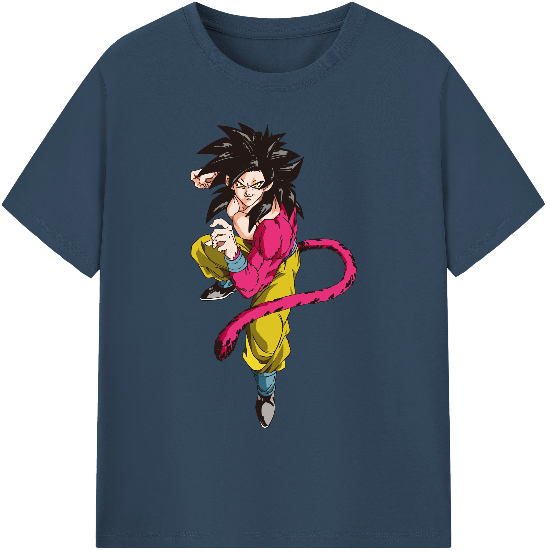 （画像用） ドラゴンボール 孫悟空（そん ごくう）Son Goku カカロット DRAGON BALL Kakarotto 綿100％ メンズ半袖Tシャツ｜肌触りやわらか＆通気性