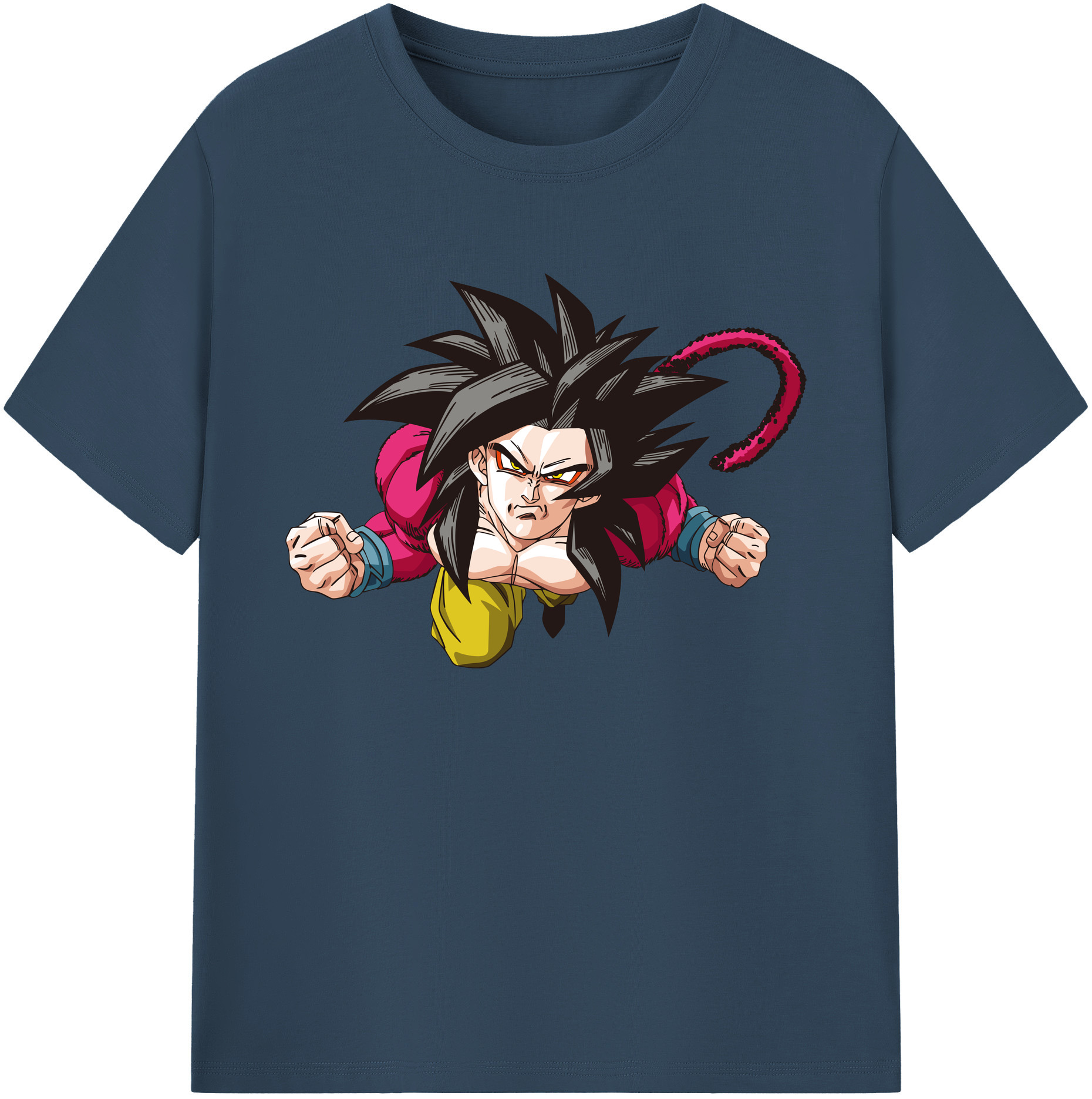 （画像用） ドラゴンボール 孫悟空（そん ごくう）Son Goku カカロット DRAGON BALL Kakarotto 綿100％ メンズ半袖Tシャツ｜肌触りやわらか＆通気性