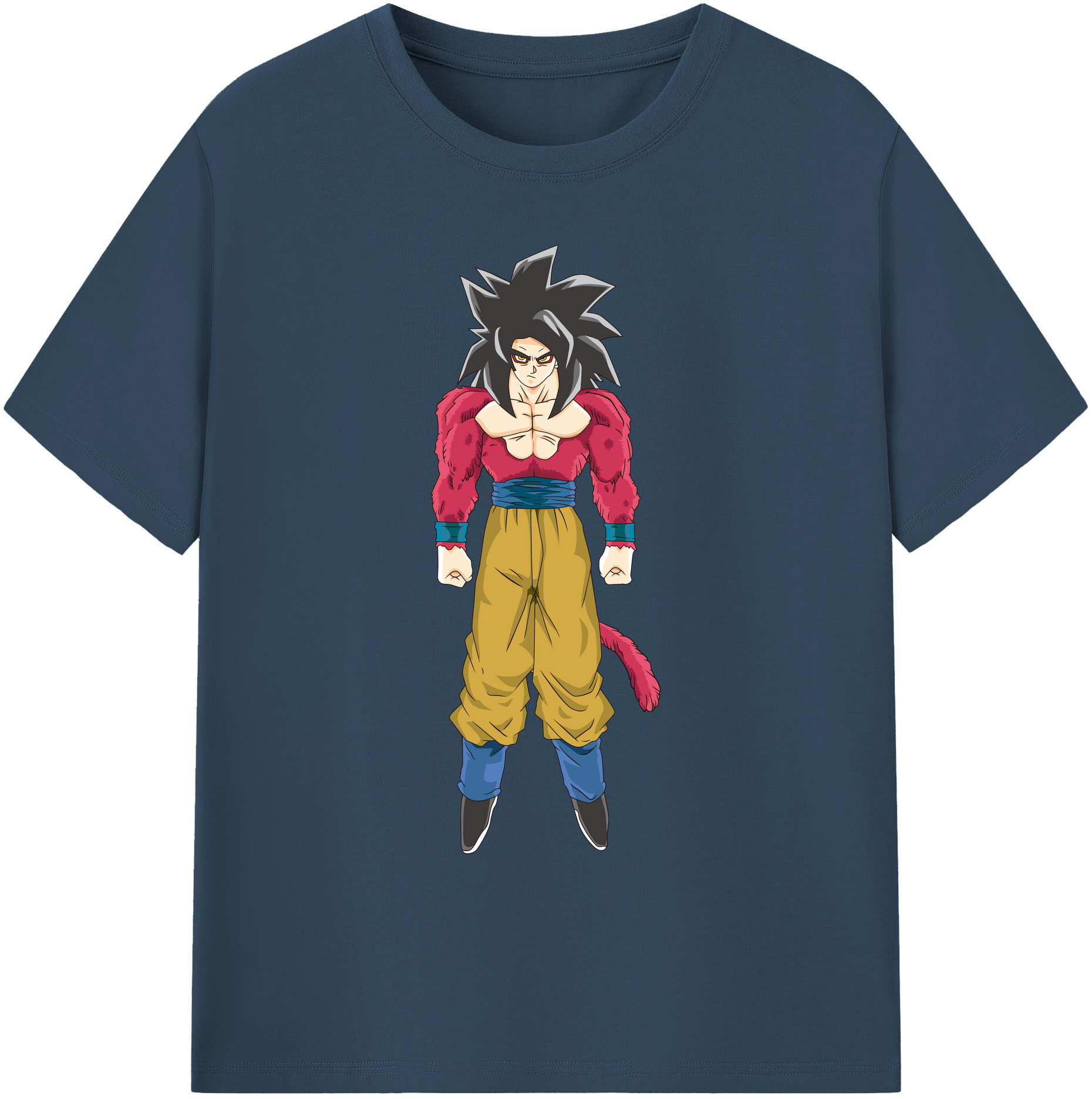 （画像用） ドラゴンボール 孫悟空（そん ごくう）Son Goku カカロット DRAGON BALL Kakarotto 綿100％ メンズ半袖Tシャツ｜肌触りやわらか＆通気性