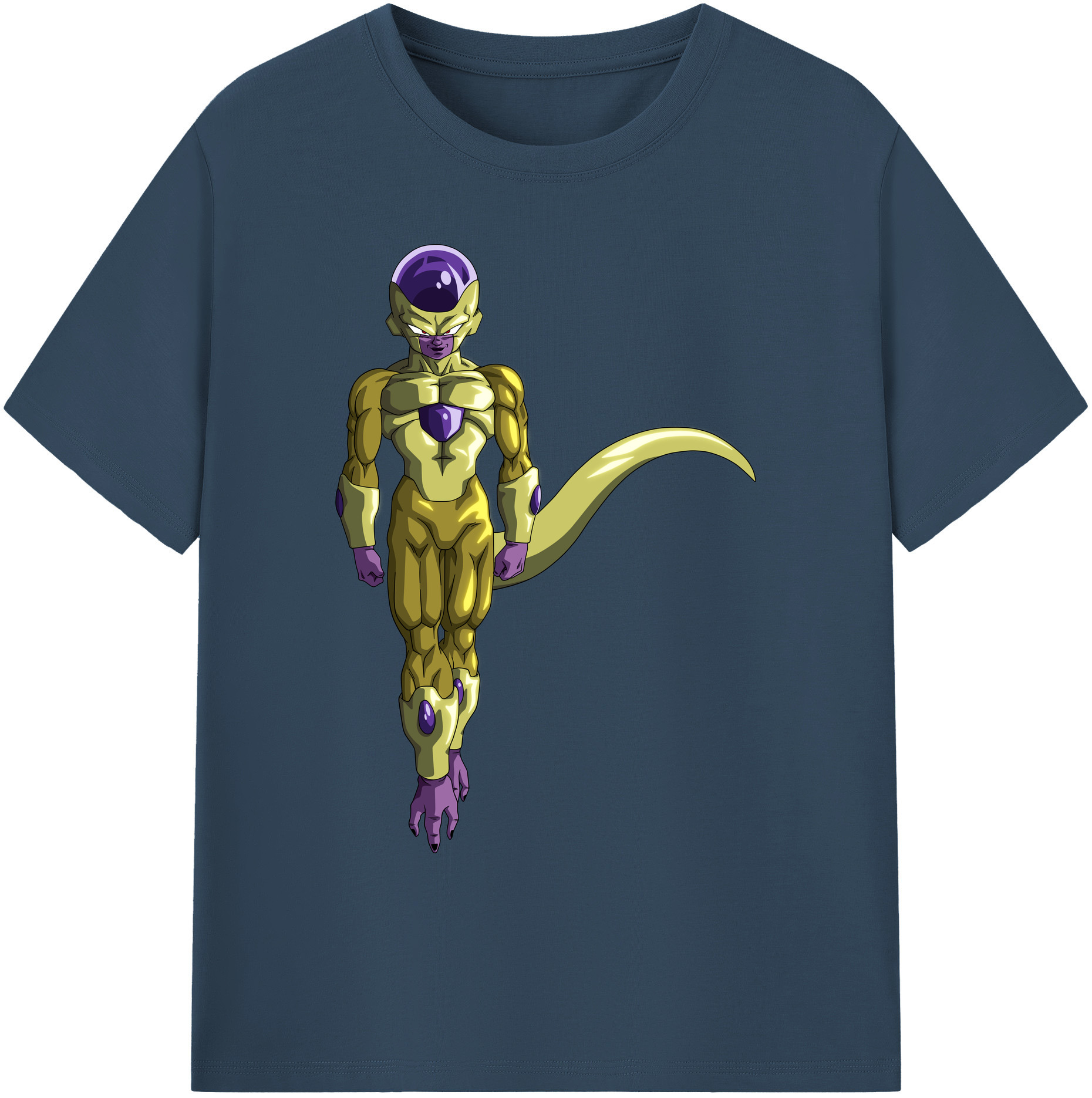 （画像用） ドラゴンボール フリーザ DRAGON BALL Frieza 綿100％ メンズ半袖Tシャツ｜肌触りやわらか＆通気性